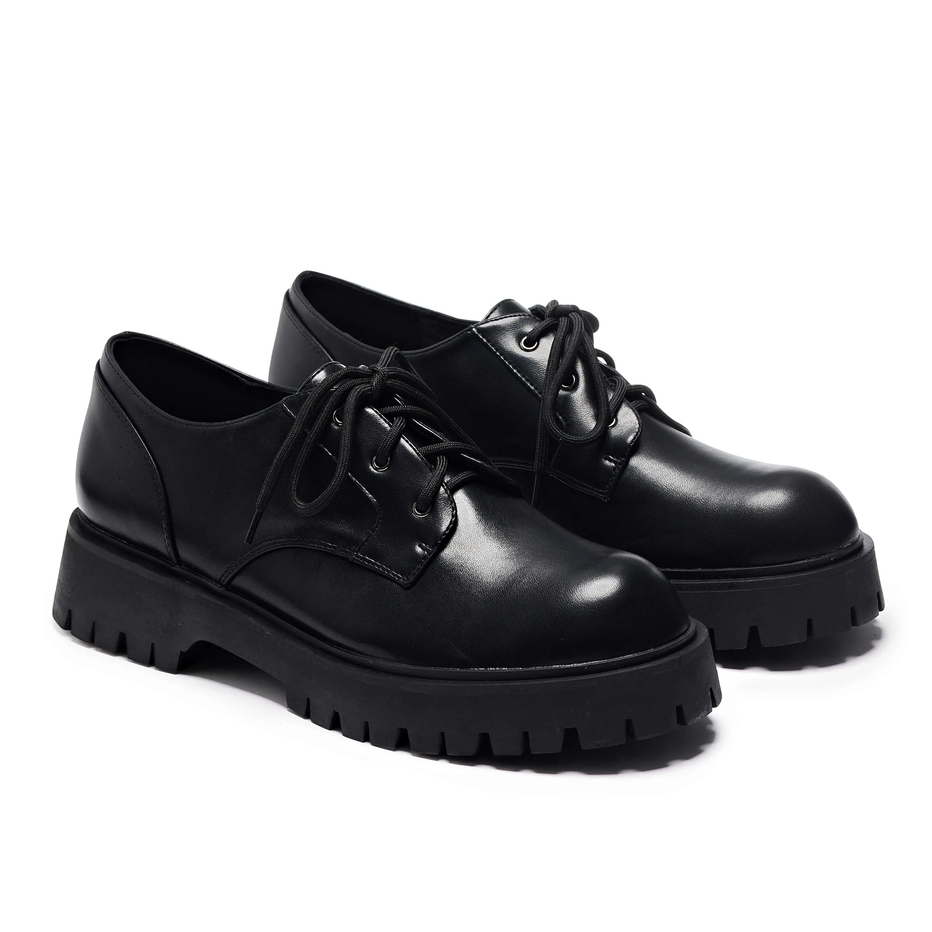 Pinemoon Men's Black Lace Up Shoes sold by Koi Footwear product image thumbnail 3