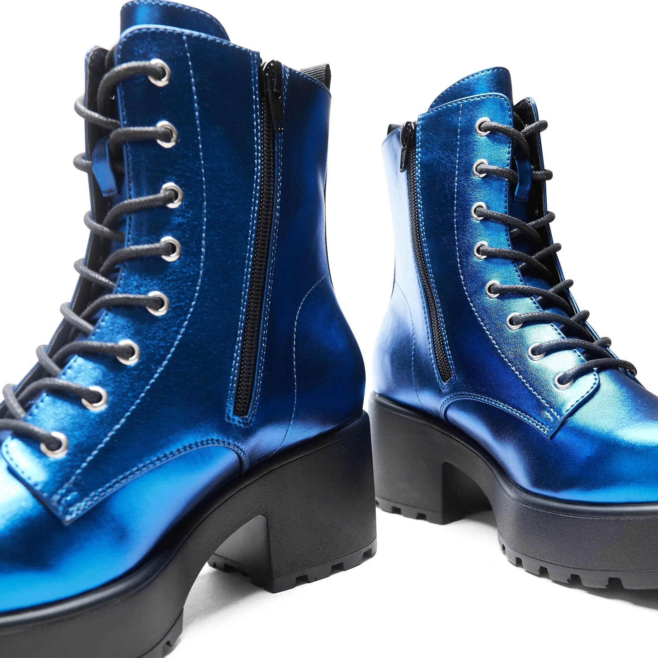 Cobalt Haze Military Platform Boots sold by Koi Footwear product image thumbnail 4