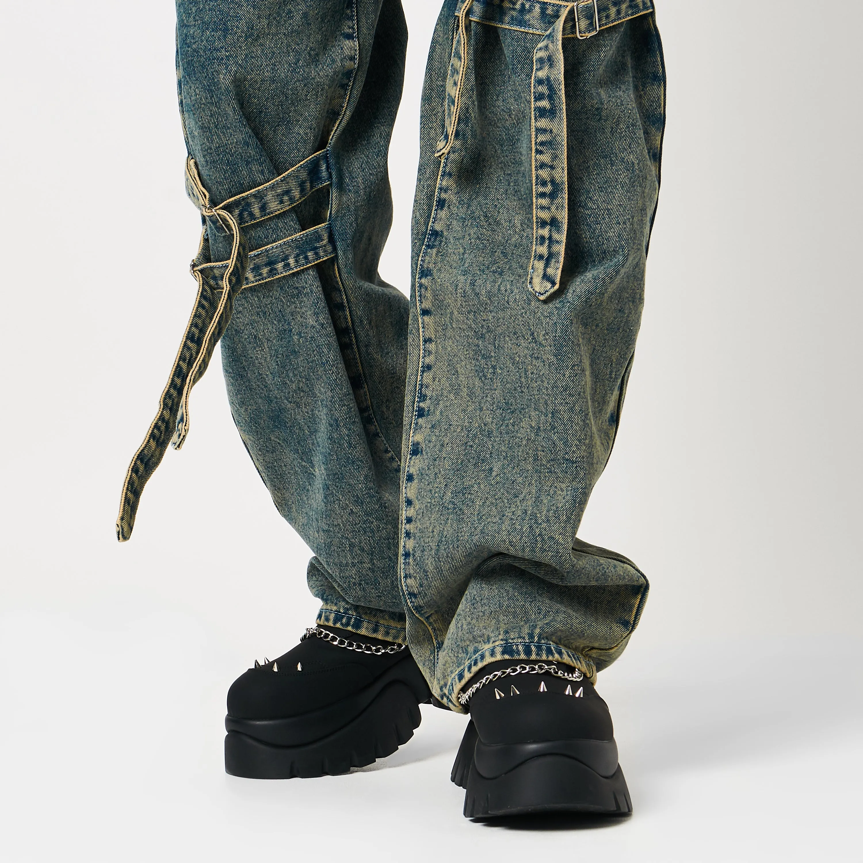 Allsander Men's Platform Trainers - Black sold by Koi Footwear product image thumbnail 5