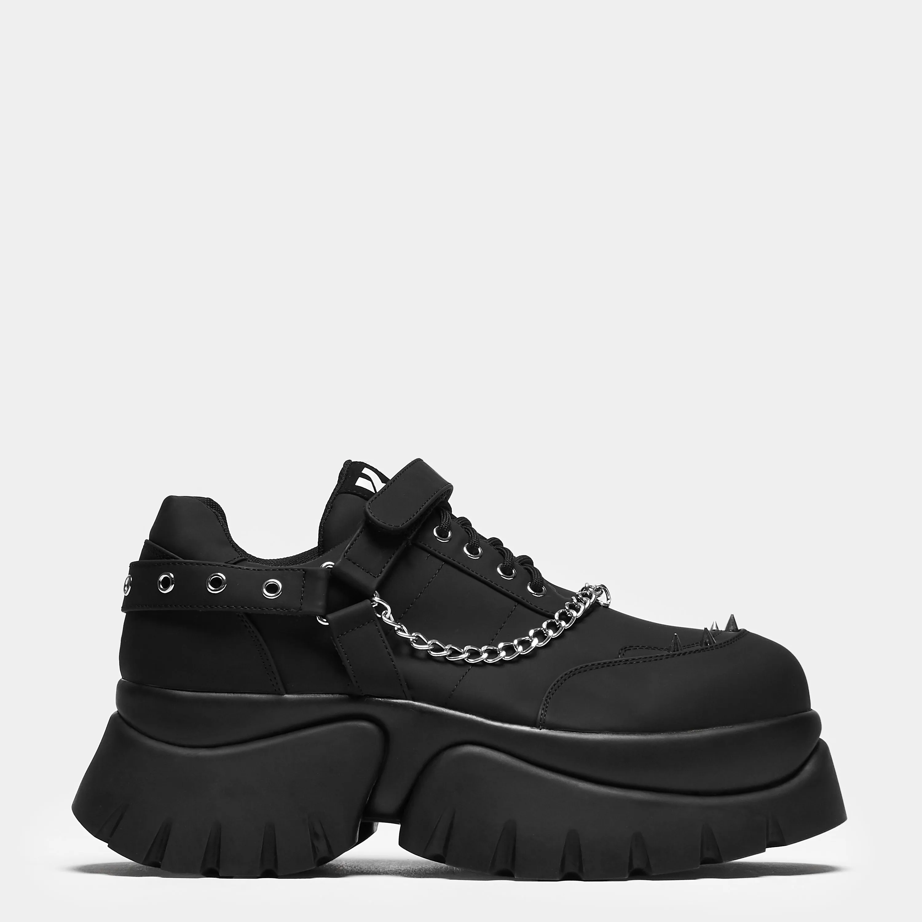 Allsander Men's Platform Trainers - Black sold by Koi Footwear product image thumbnail 2