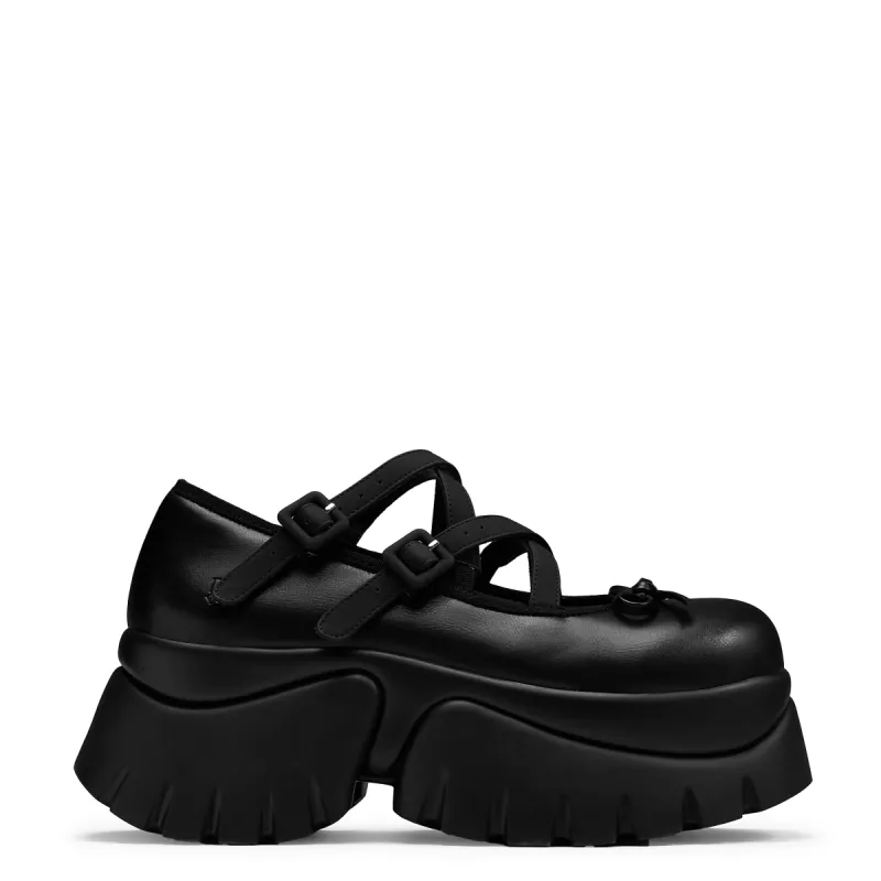 Margot Monster Platform Mary Janes - Black sold by Koi Footwear