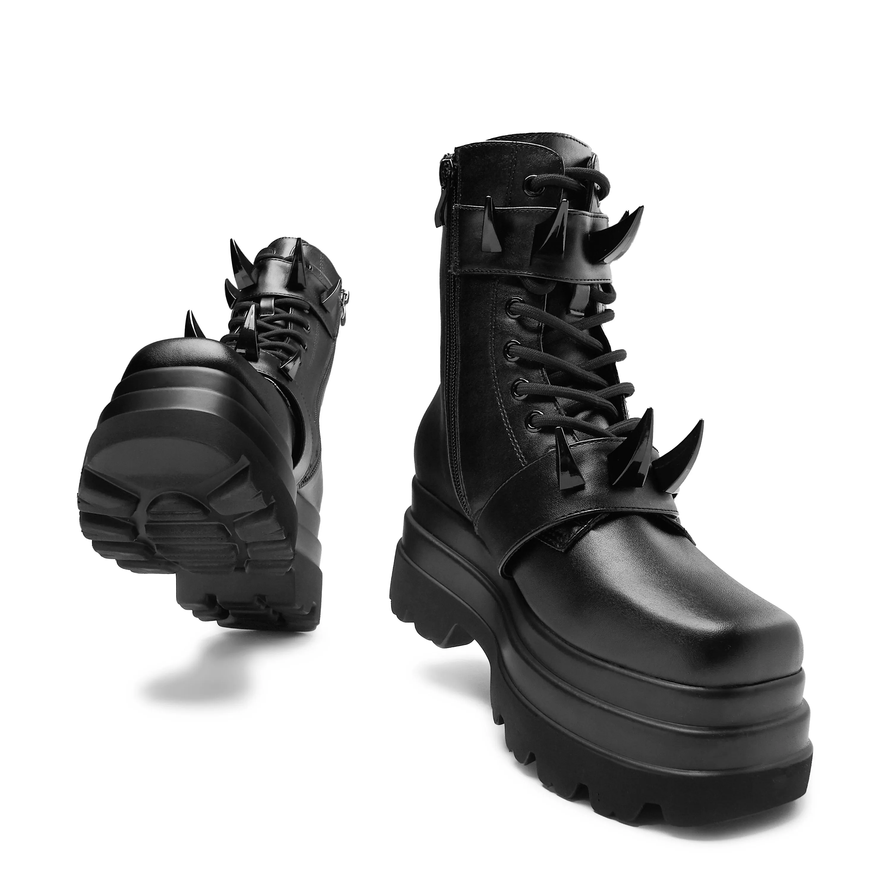 Santoku Trident Spike Platform Boots - Black sold by Koi Footwear product image thumbnail 5