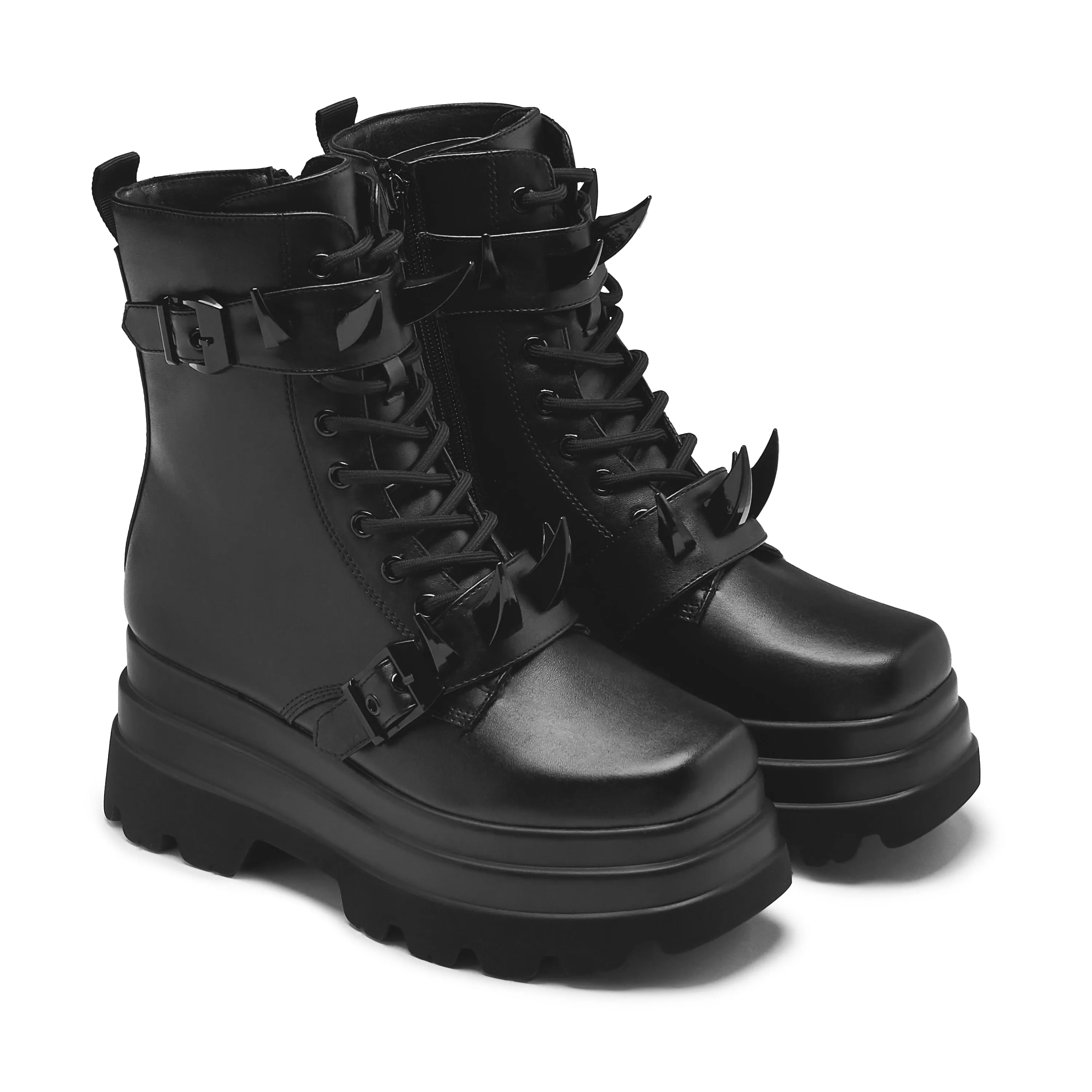 Santoku Trident Spike Platform Boots - Black sold by Koi Footwear product image thumbnail 3
