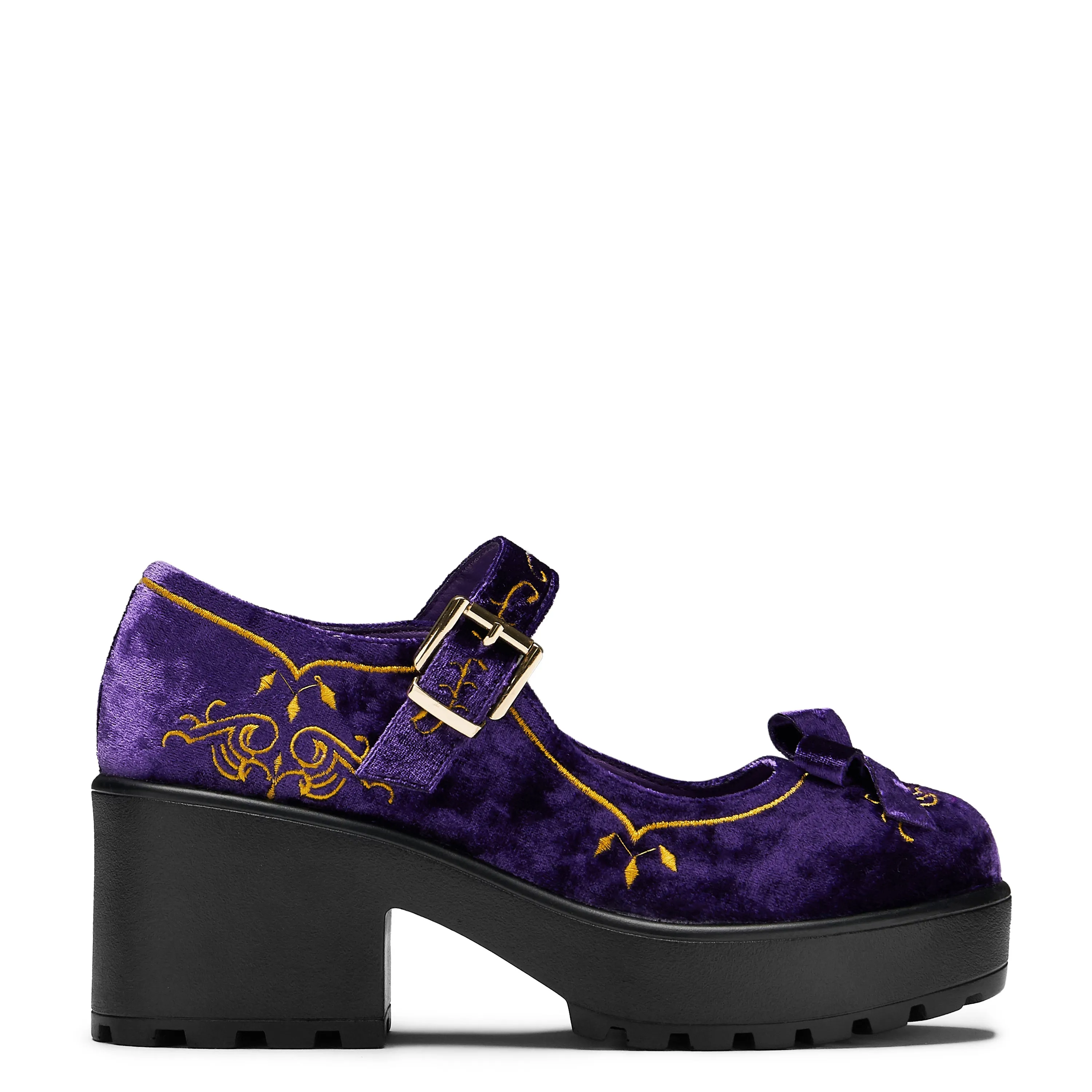 Tira Velvet Mary Janes ‘Royal Manor Edition’ sold by Koi Footwear