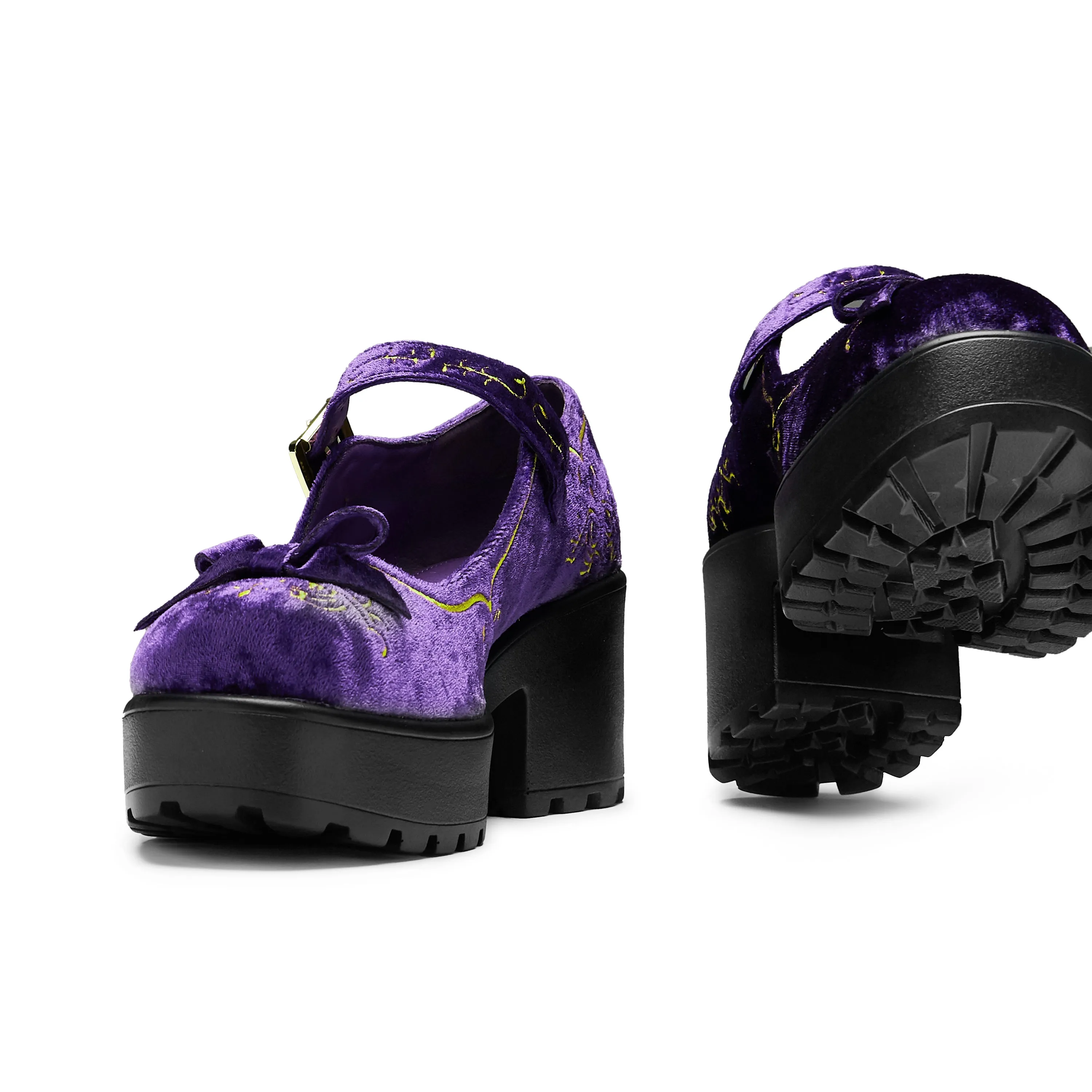 Tira Velvet Mary Janes ‘Royal Manor Edition’ sold by Koi Footwear product image thumbnail 5