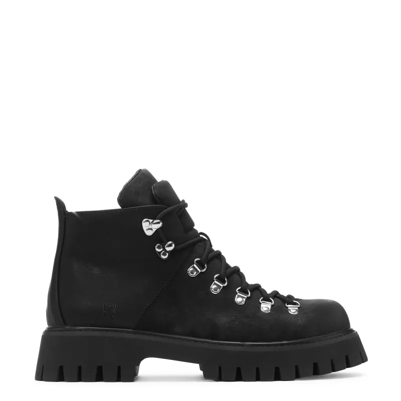 Nemesis Men's Black Lace Up Boots sold by Koi Footwear