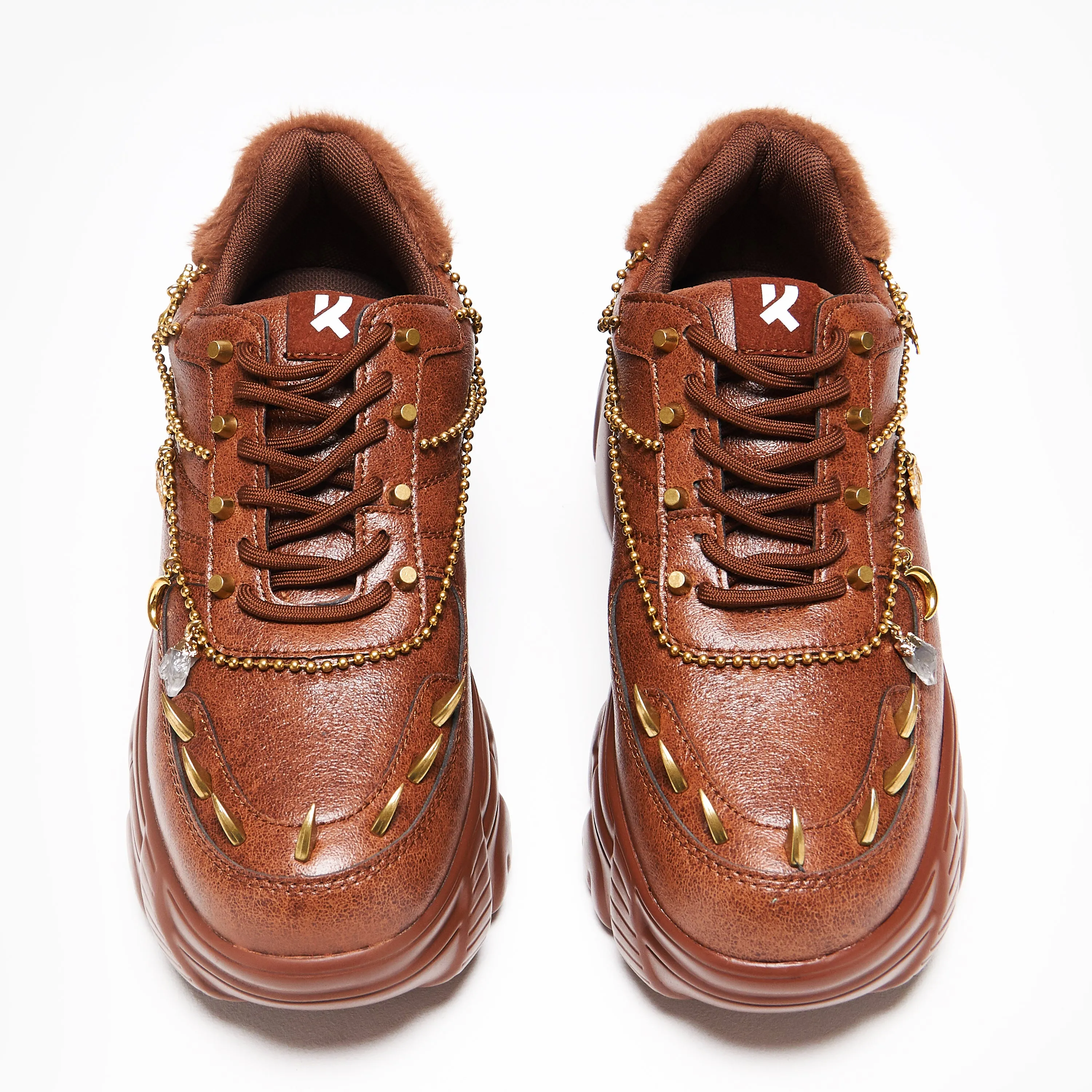 Loca Jinx Charm Trainers - Brown sold by Koi Footwear product image thumbnail 4