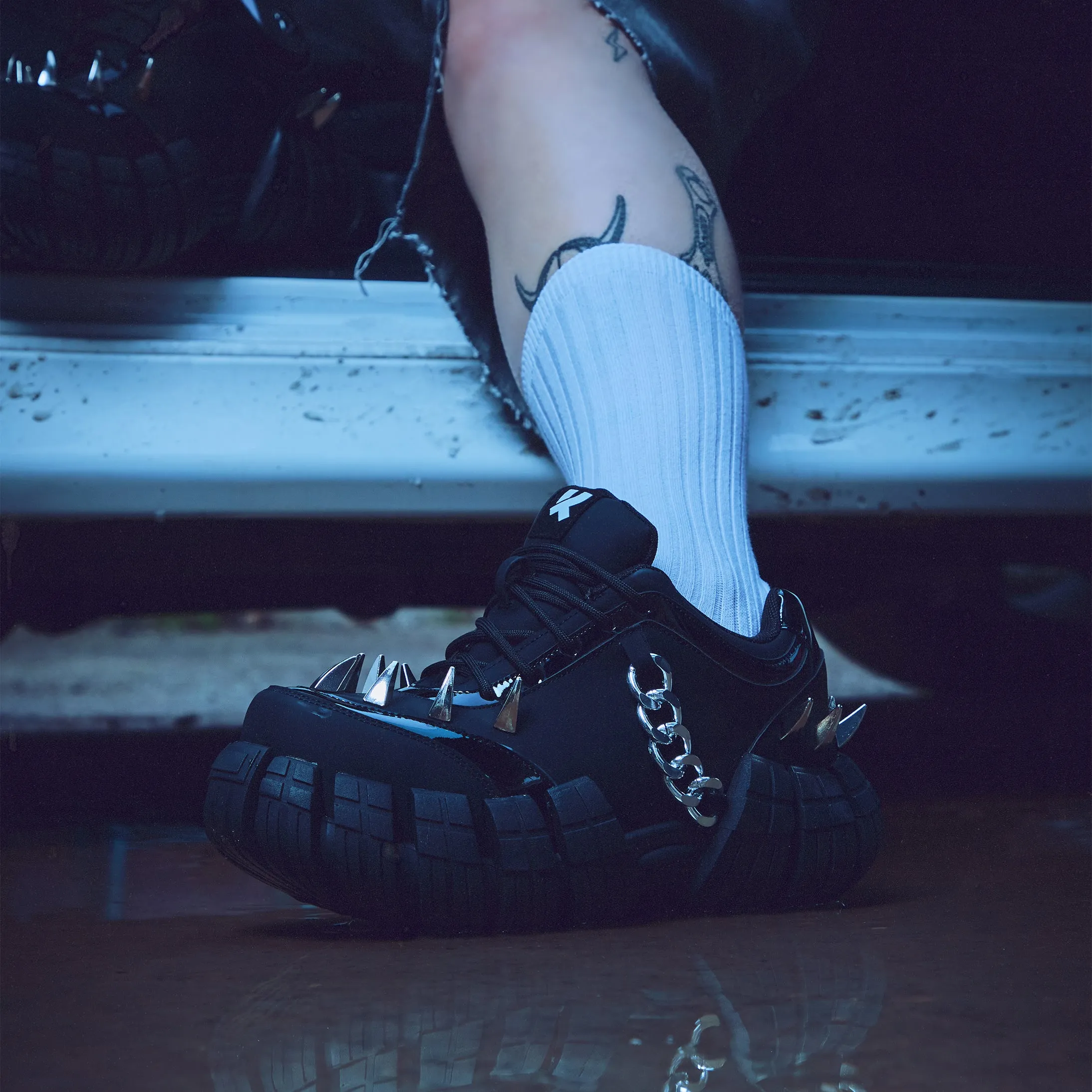 Deathbrand 'Octo' Men's Spike Tread Trainers sold by Koi Footwear product image thumbnail 2