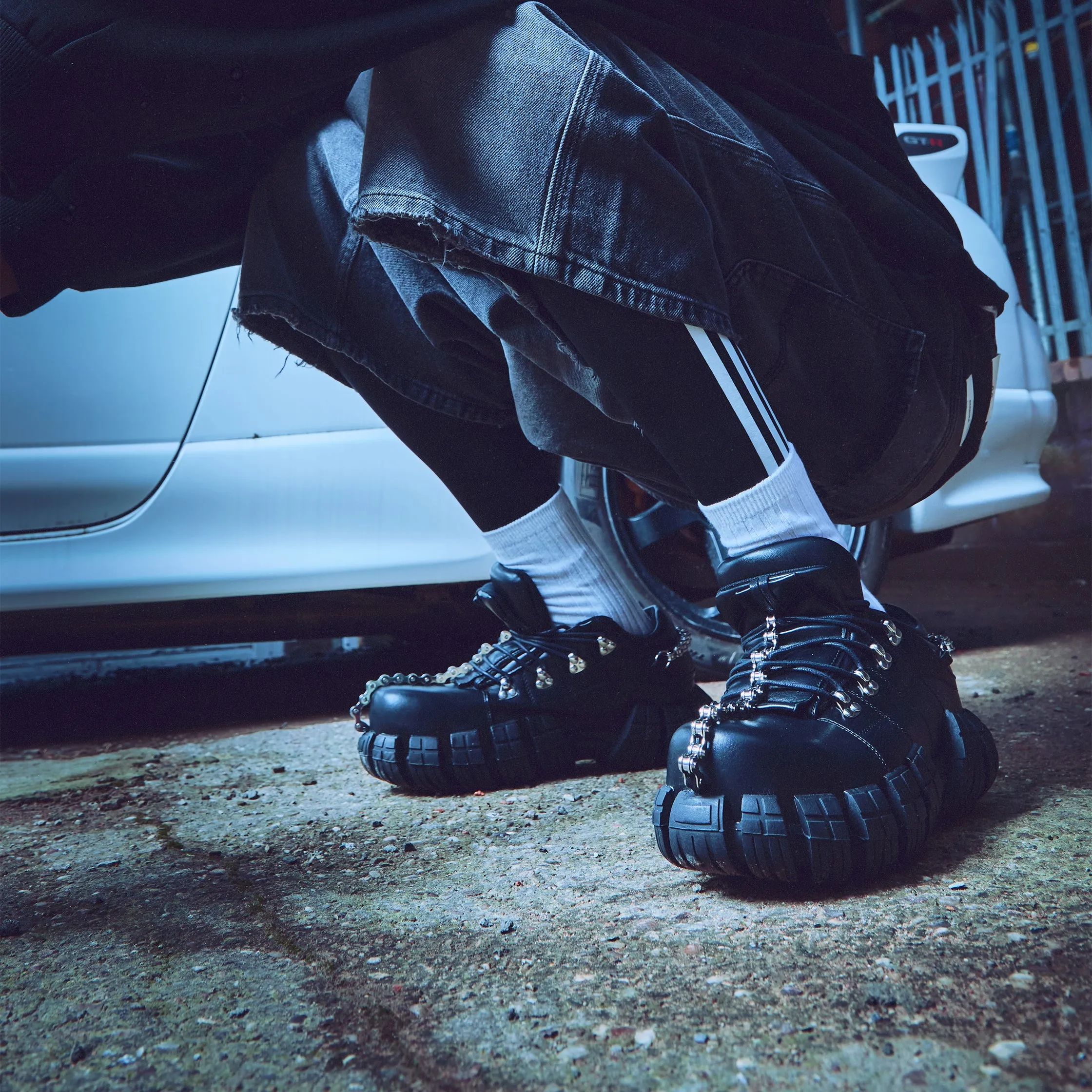 Invading Rapture 'Octo' Men's Bike Chain Trainers sold by Koi Footwear product image thumbnail 2