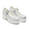 Glitter Mary Janes ‘Damn it Janet! Edition’ sold by Koi Footwear