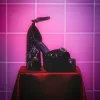 Frank N Furter Charm Heels - Black sold by Koi Footwear