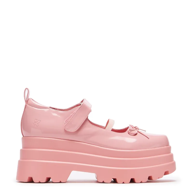 Kawaii Doll Trident Mary Janes - Pink sold by Koi Footwear