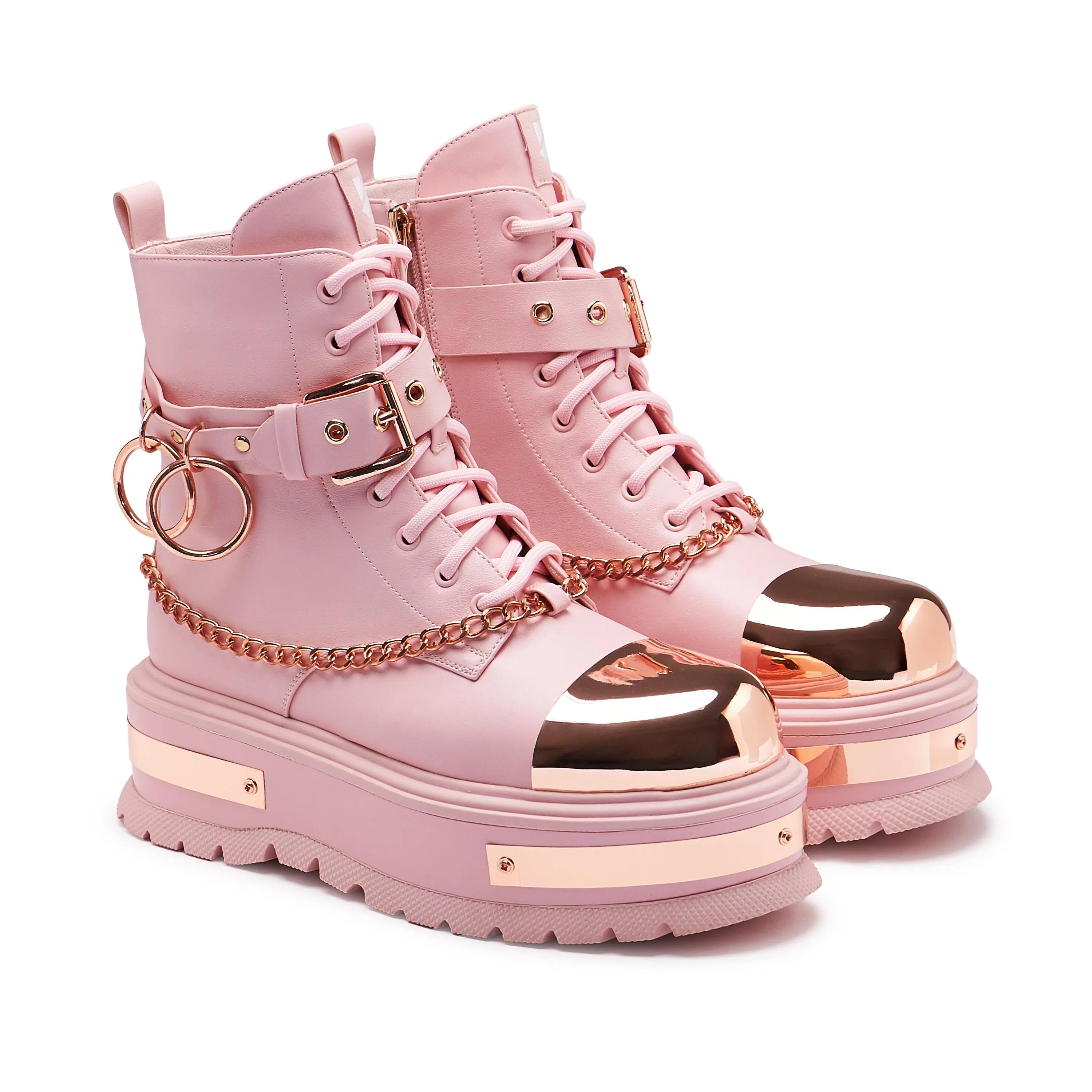 Rose Gold Borin Hardware Platform Boots sold by Koi Footwear product image thumbnail 2