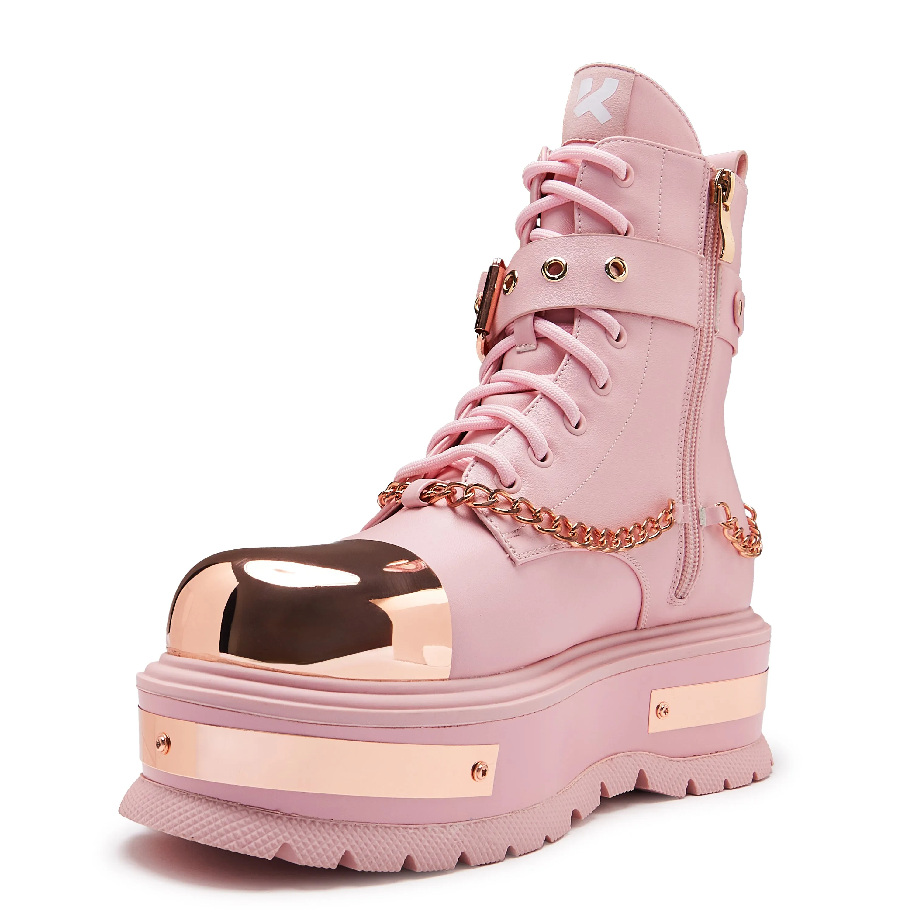 Rose Gold Borin Hardware Platform Boots sold by Koi Footwear product image thumbnail 4