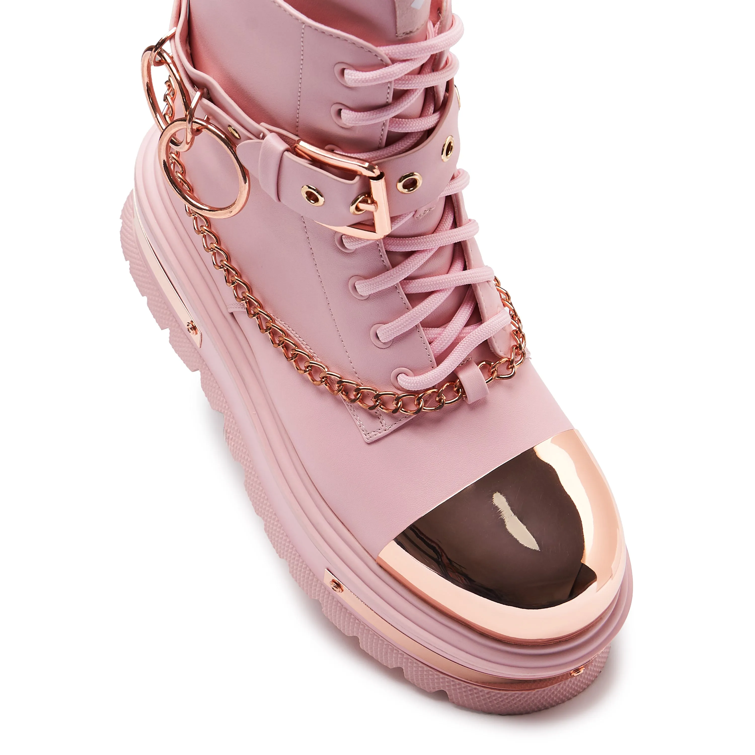 Rose Gold Borin Hardware Platform Boots sold by Koi Footwear product image thumbnail 5