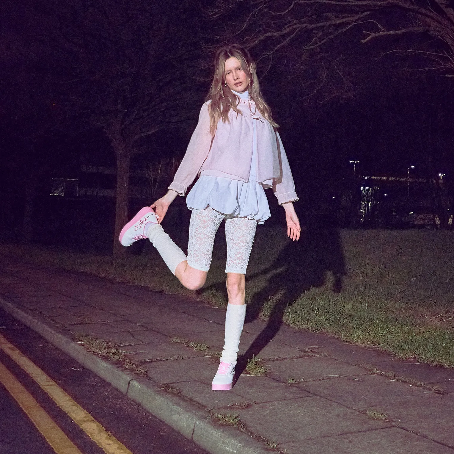 Morning Sakura Platform Trainers - White sold by Koi Footwear product image thumbnail 5