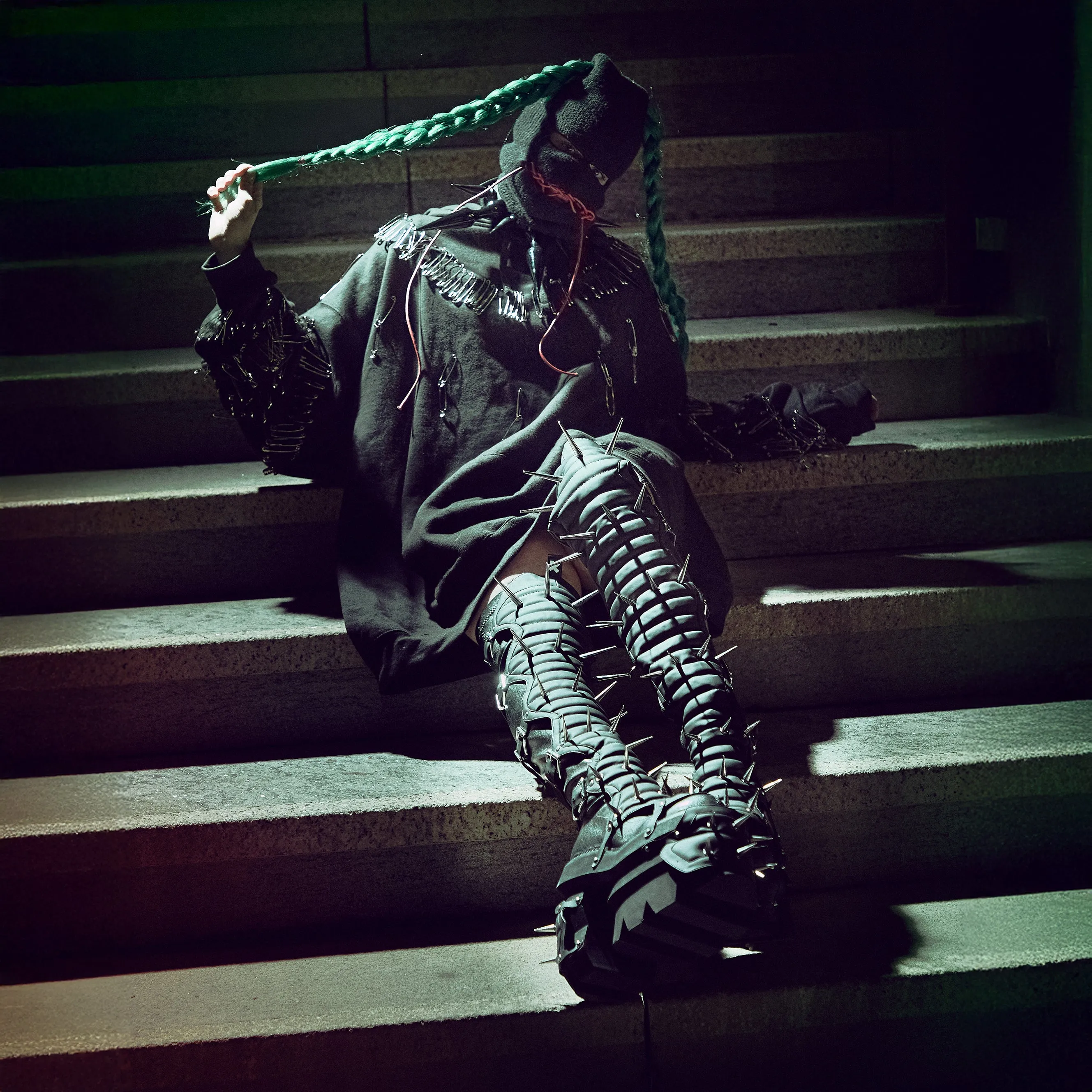 The Joker Subway Scene Boots sold by Koi Footwear product image thumbnail 4