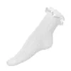Divine Ruffle White Socks sold by Koi Footwear