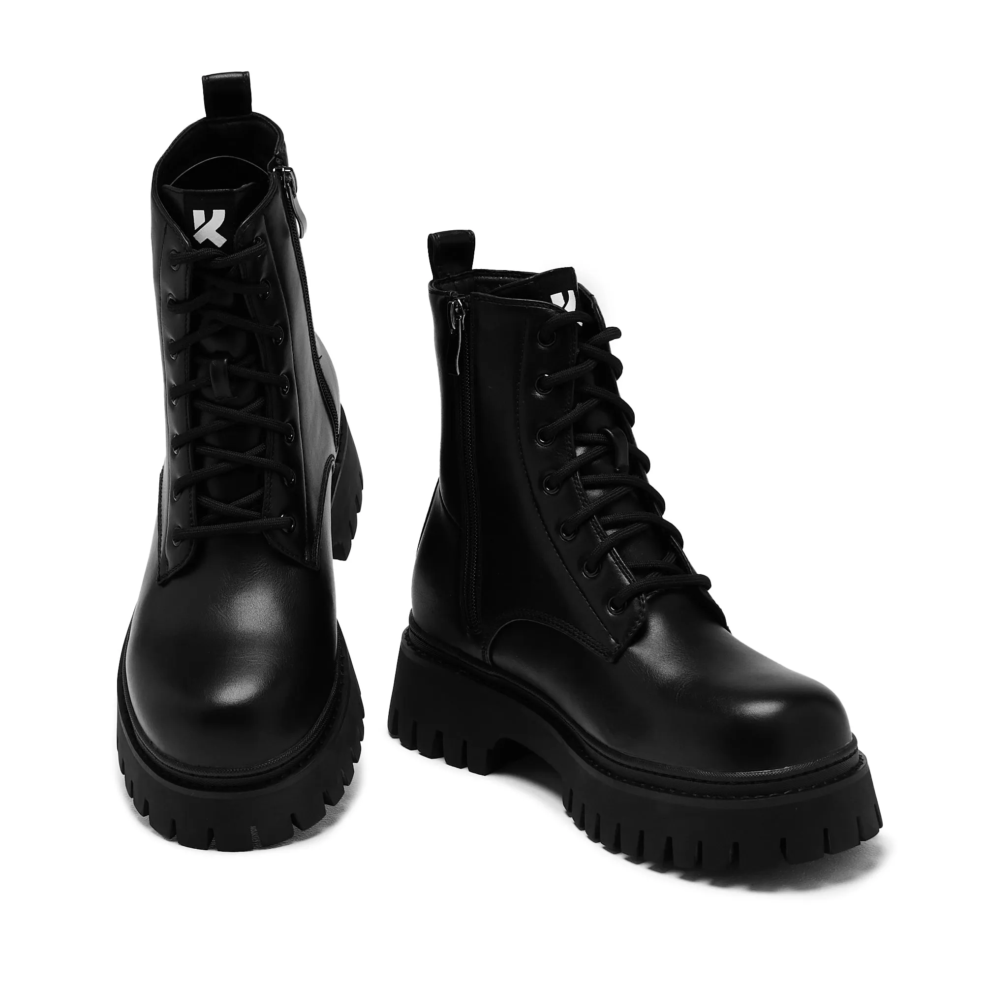 Lavell Lace Up Boots - Black sold by Koi Footwear product image thumbnail 5