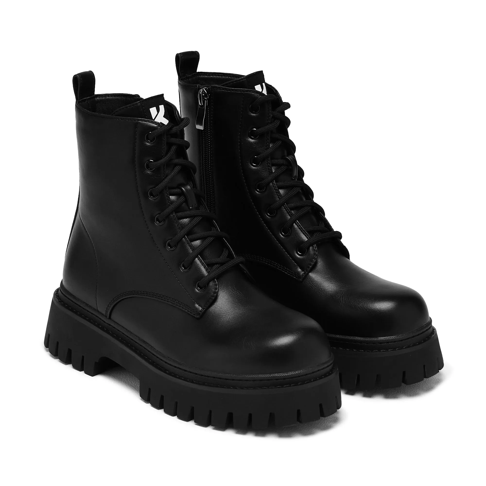Lavell Lace Up Boots - Black sold by Koi Footwear product image thumbnail 4