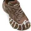 Forest Lines Mega Chunky Trainers- Brown sold by Koi Footwear