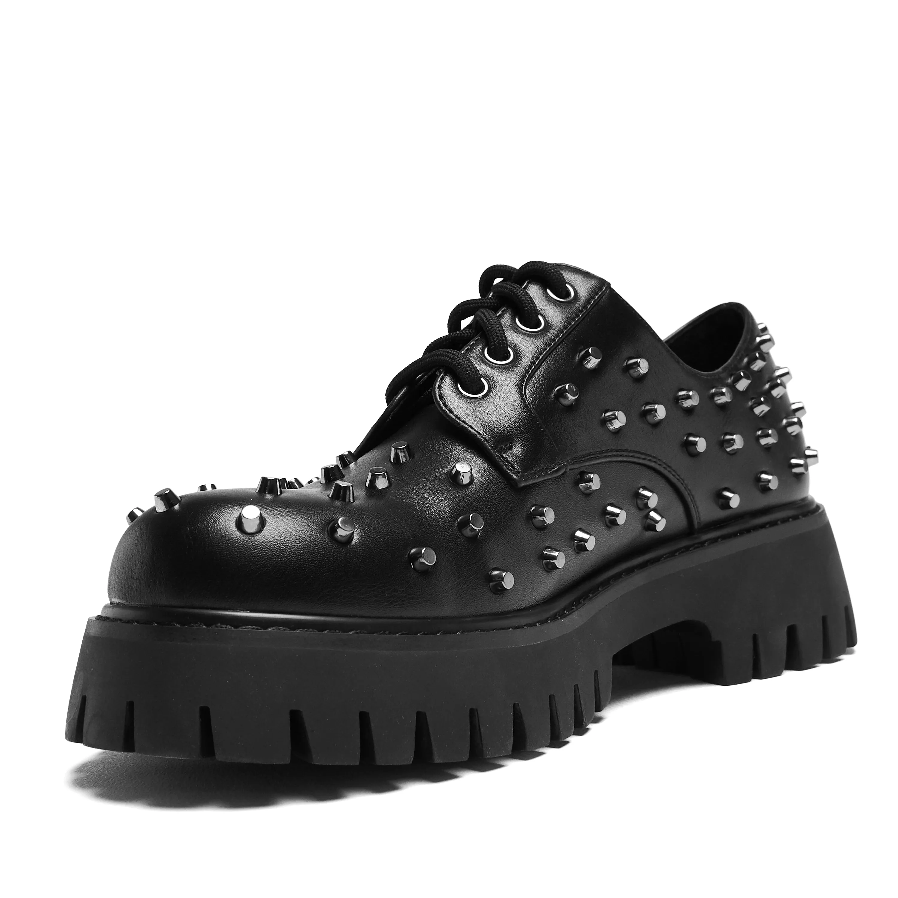 Penitent Men's Studded Shoes - Black sold by Koi Footwear product image thumbnail 5