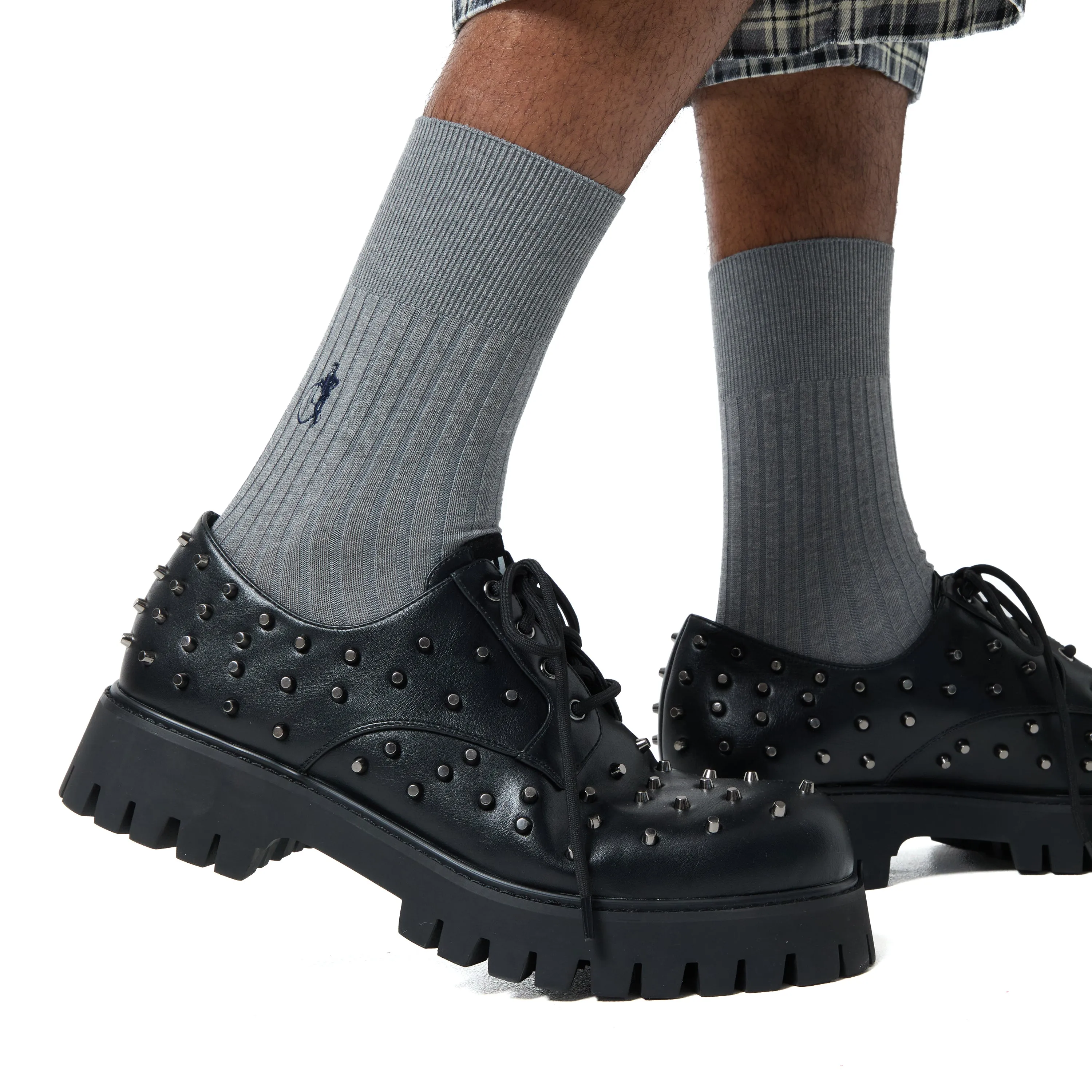 Penitent Men's Studded Shoes - Black sold by Koi Footwear product image thumbnail 3