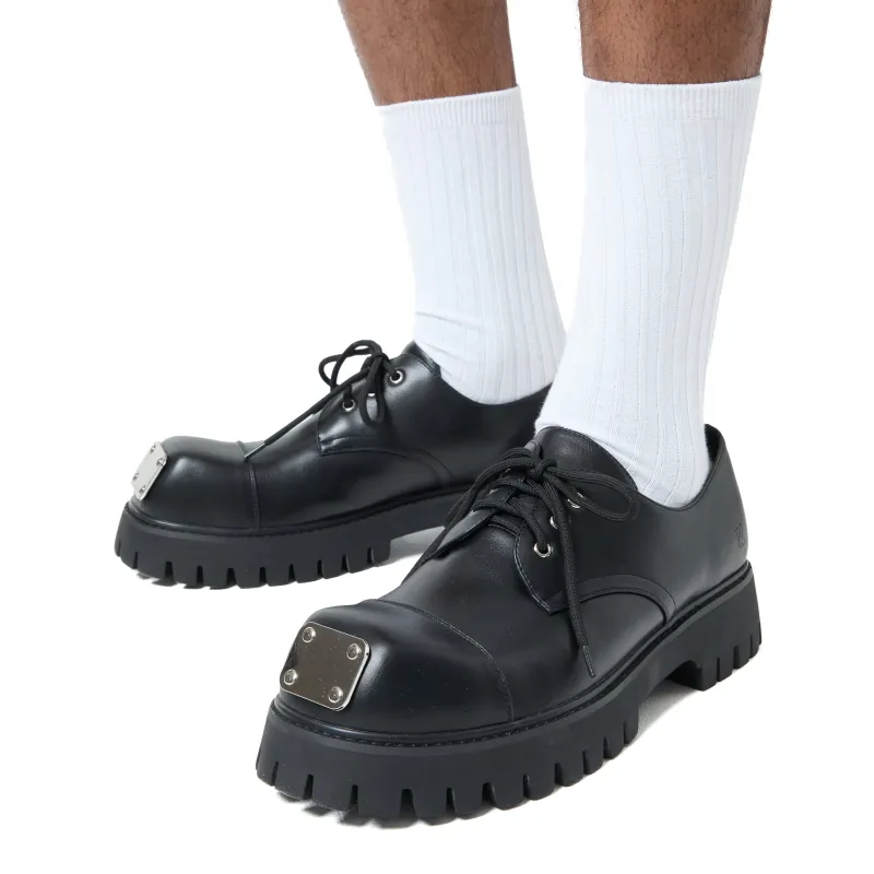 Gehrman Metal Cap Men's Chunky Shoes - Shadow sold by Koi Footwear