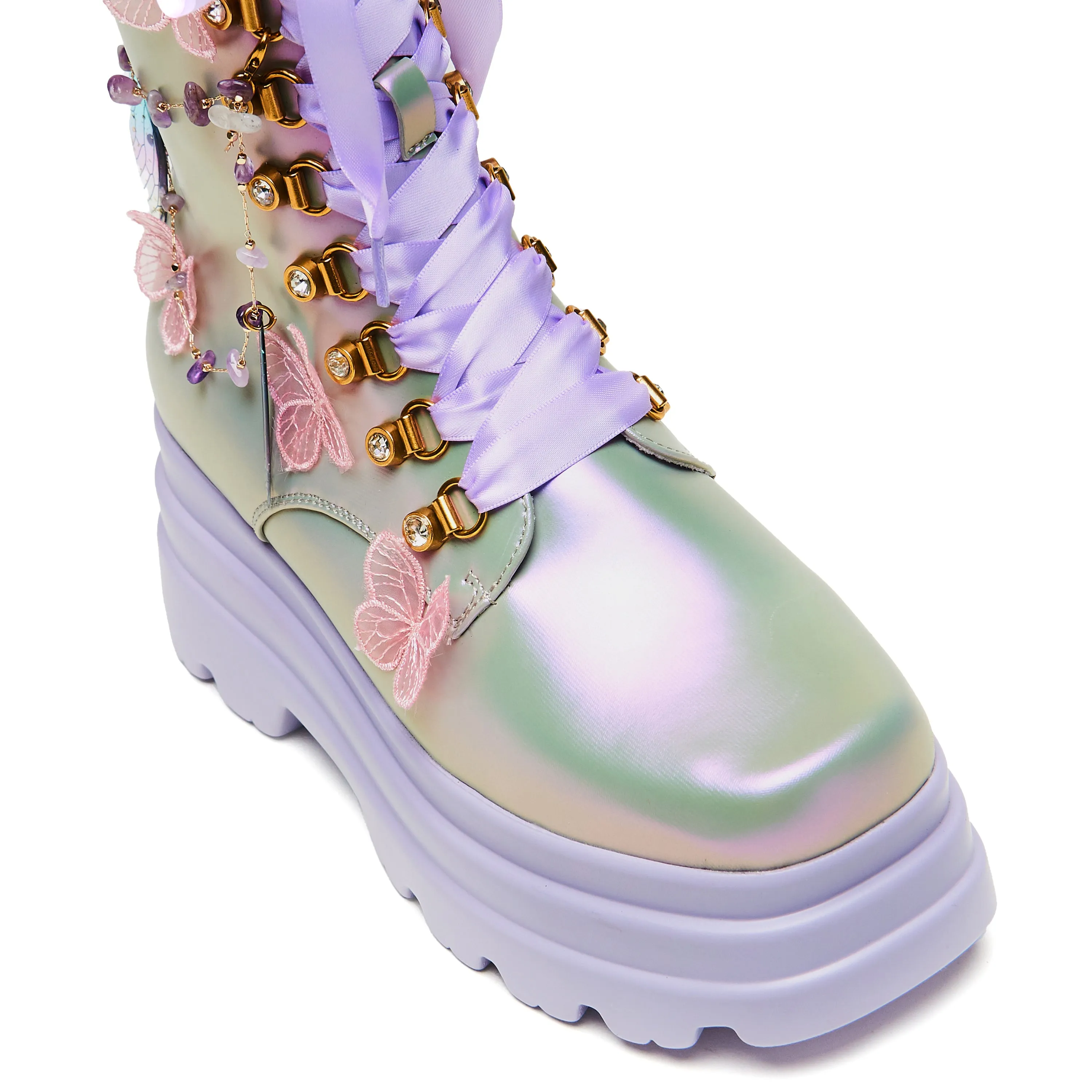 Nature's Flurry Trident Platform Boots - Purple sold by Koi Footwear product image thumbnail 5