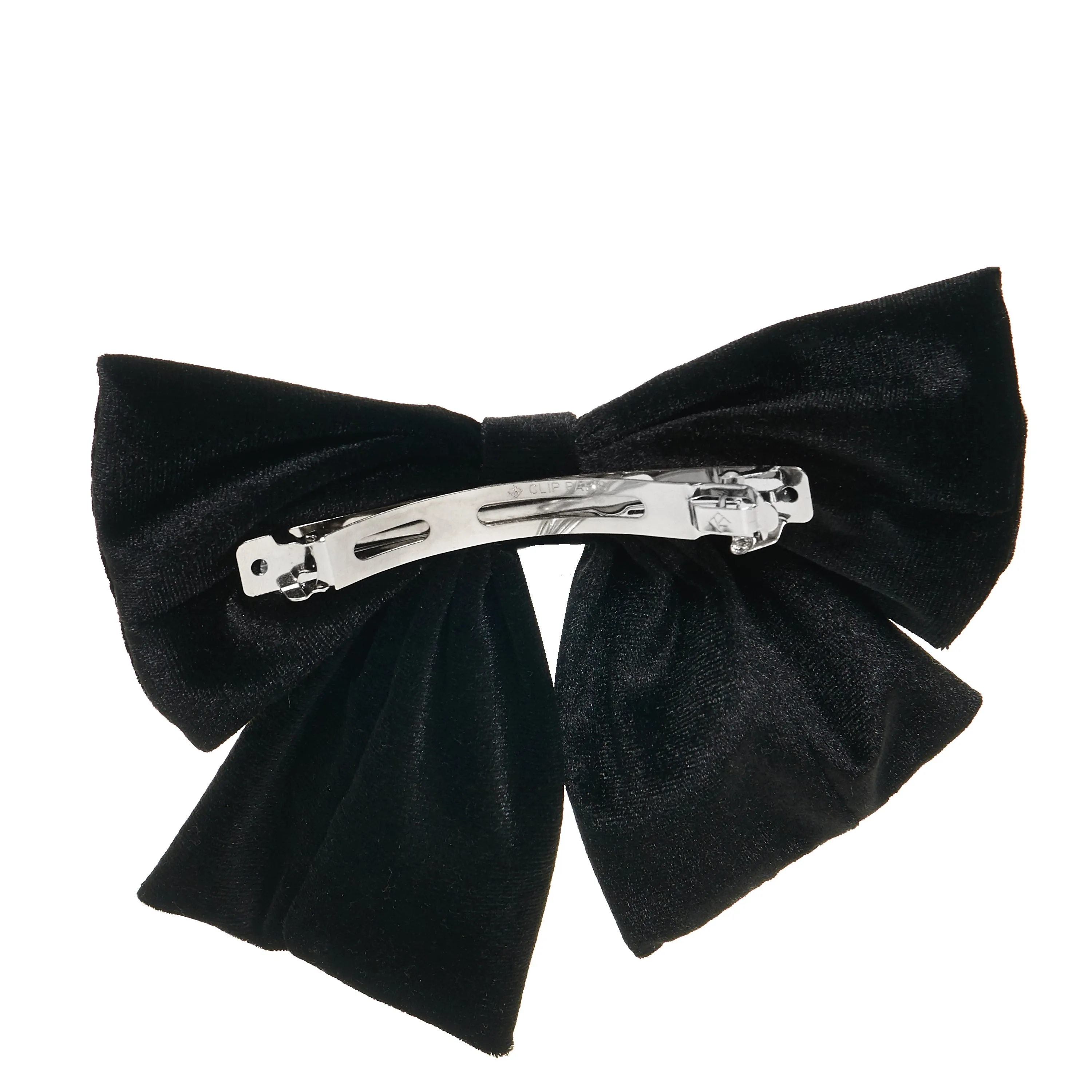 Belle Black Velvet Hair Bow sold by Koi Footwear product image thumbnail 2