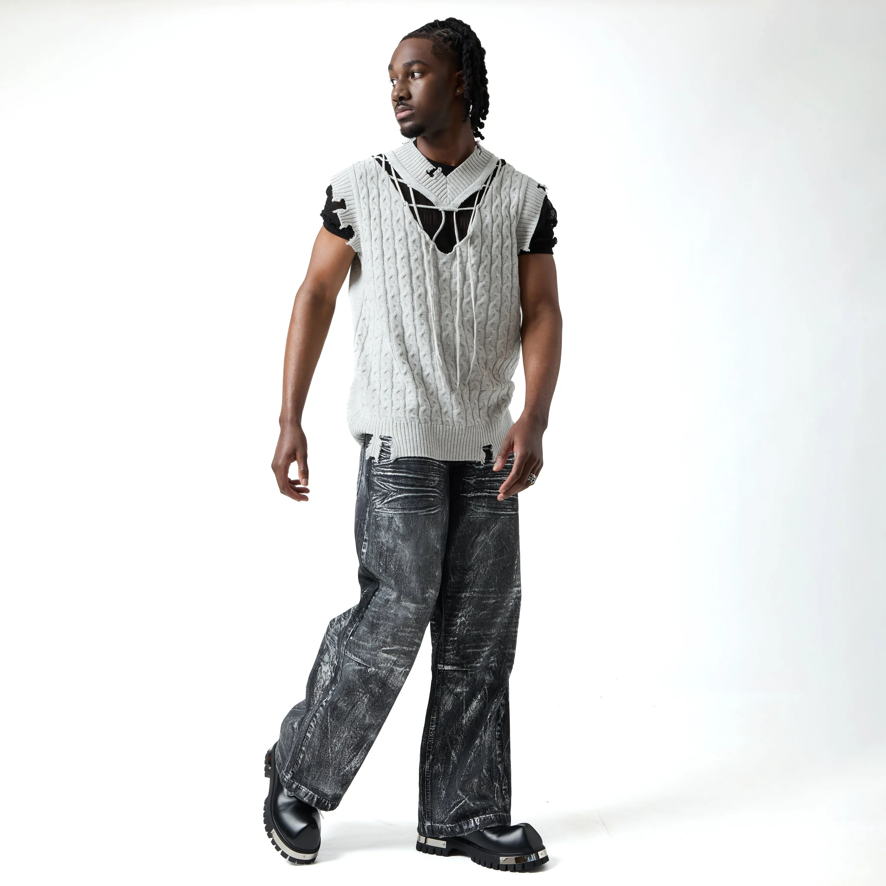 Nemesor M-Cap Men's Chunky Boots - Shadow sold by Koi Footwear product image thumbnail 2