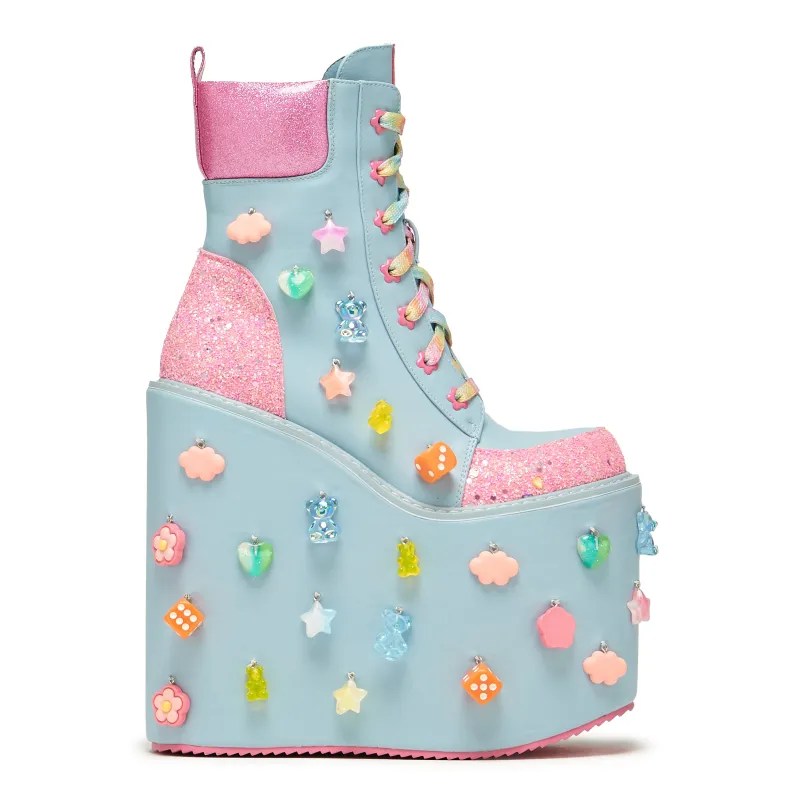 Playful Spirit Decora Platform Boots sold by Koi Footwear