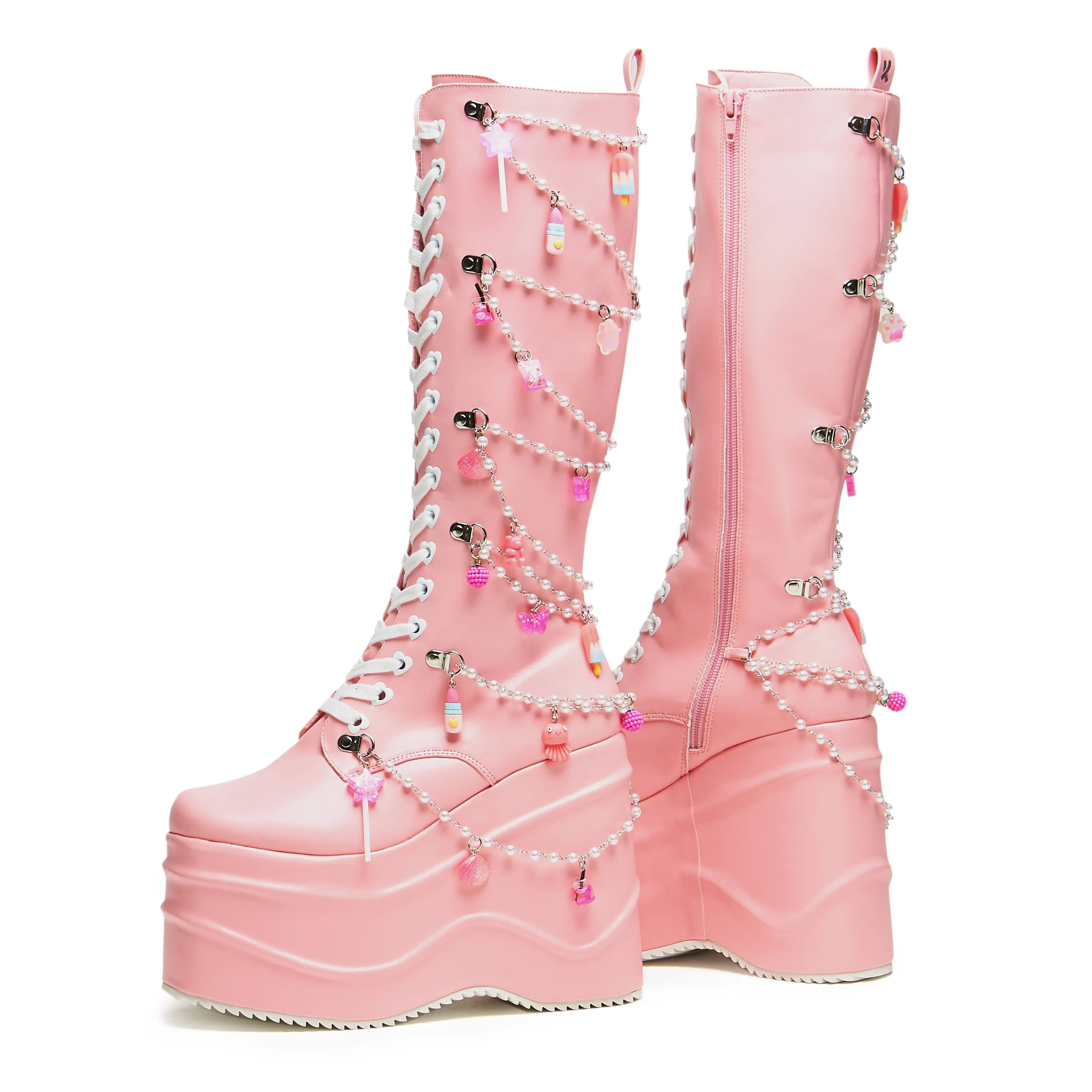 The Dreamscape Charms Long Platform Boots sold by Koi Footwear product image thumbnail 4