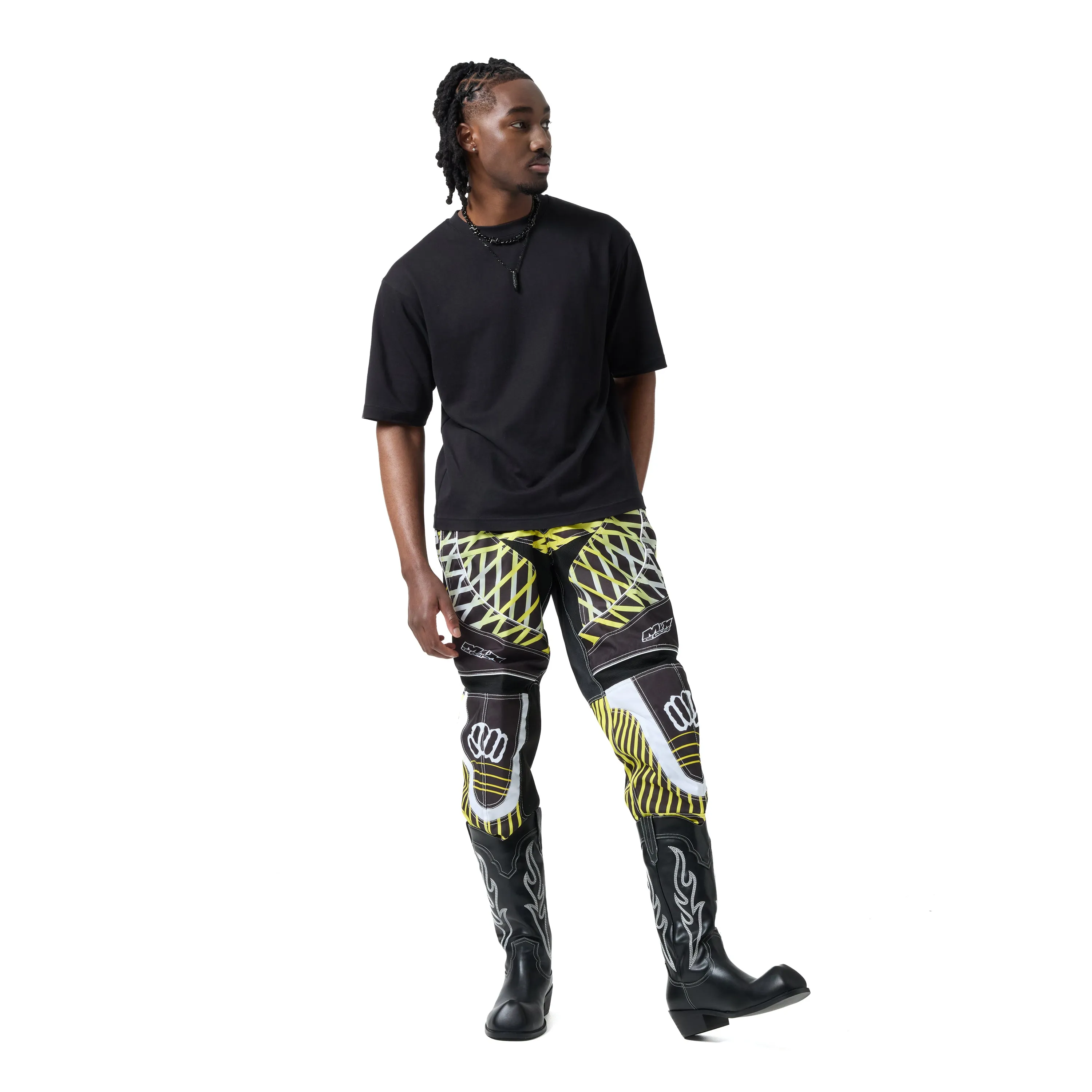 Cryptek Men's Snub Nose Tall Cowboy Boots - Black Vintage sold by Koi Footwear product image thumbnail 3