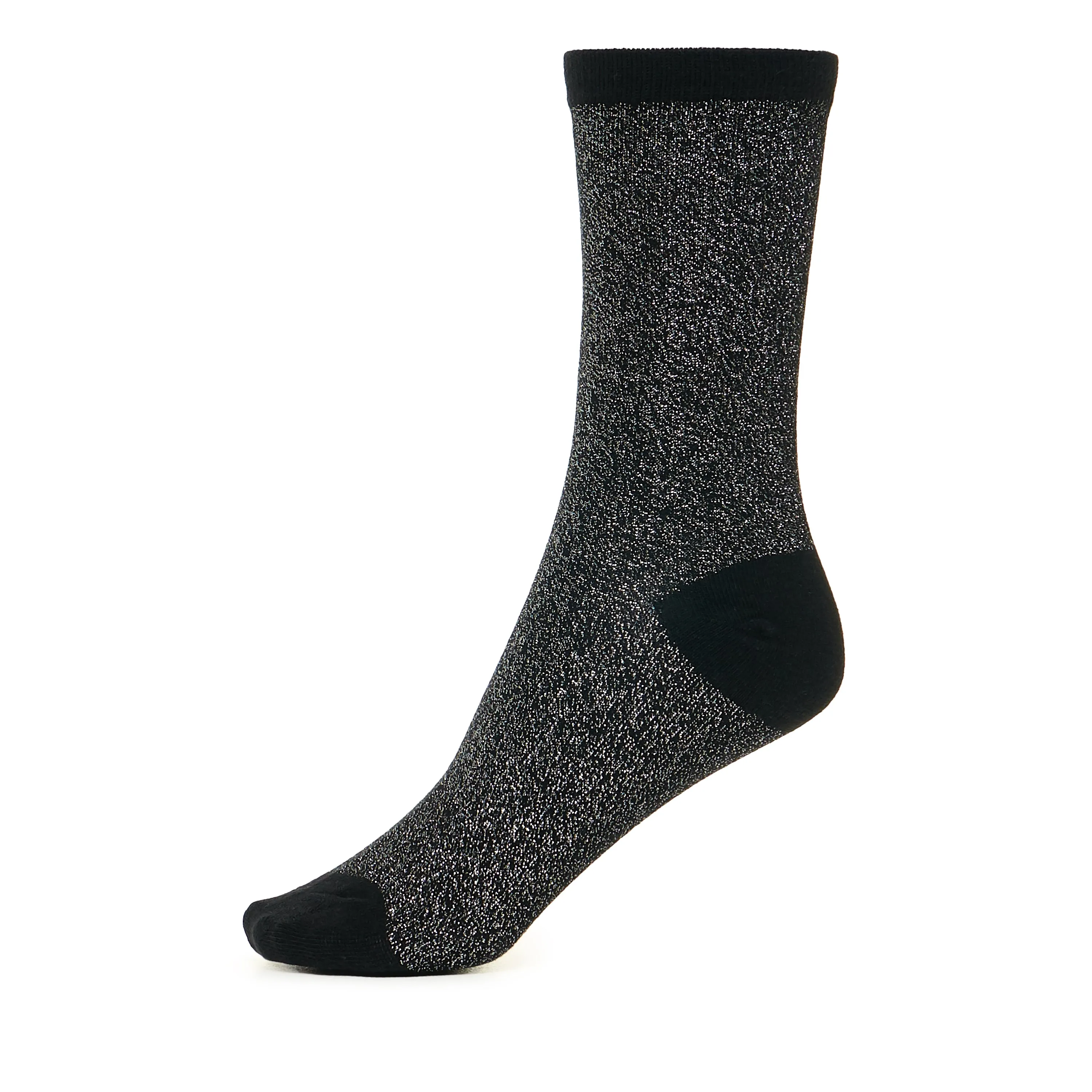 Black Glitter Socks sold by Koi Footwear product image thumbnail 2
