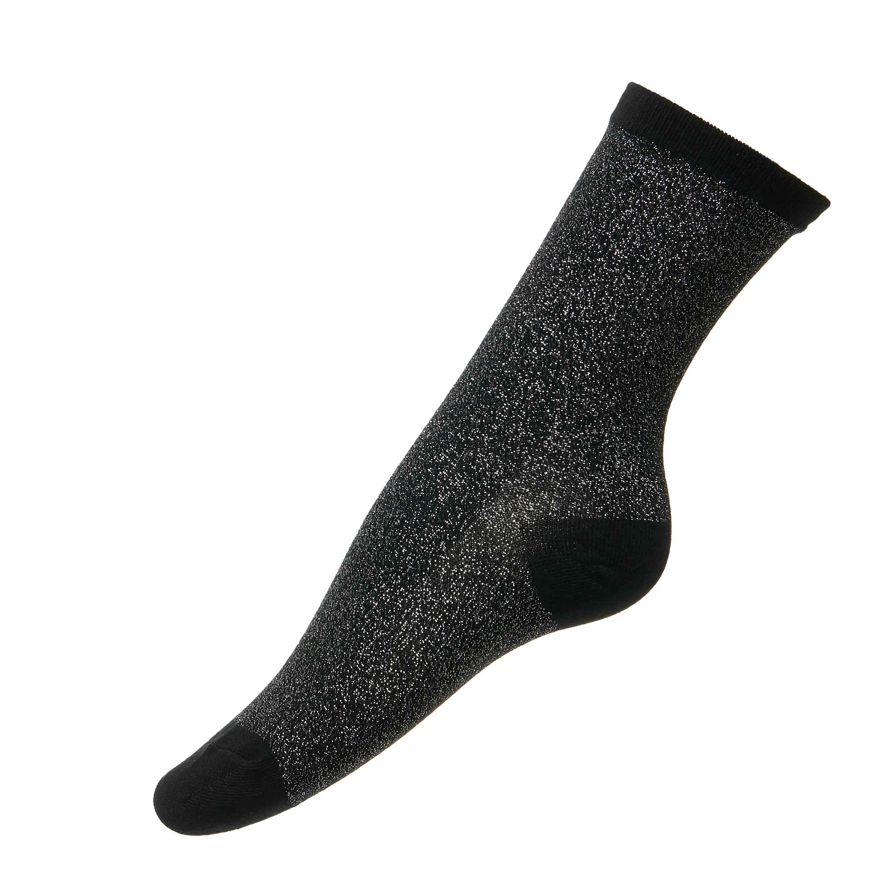 Black Glitter Socks sold by Koi Footwear