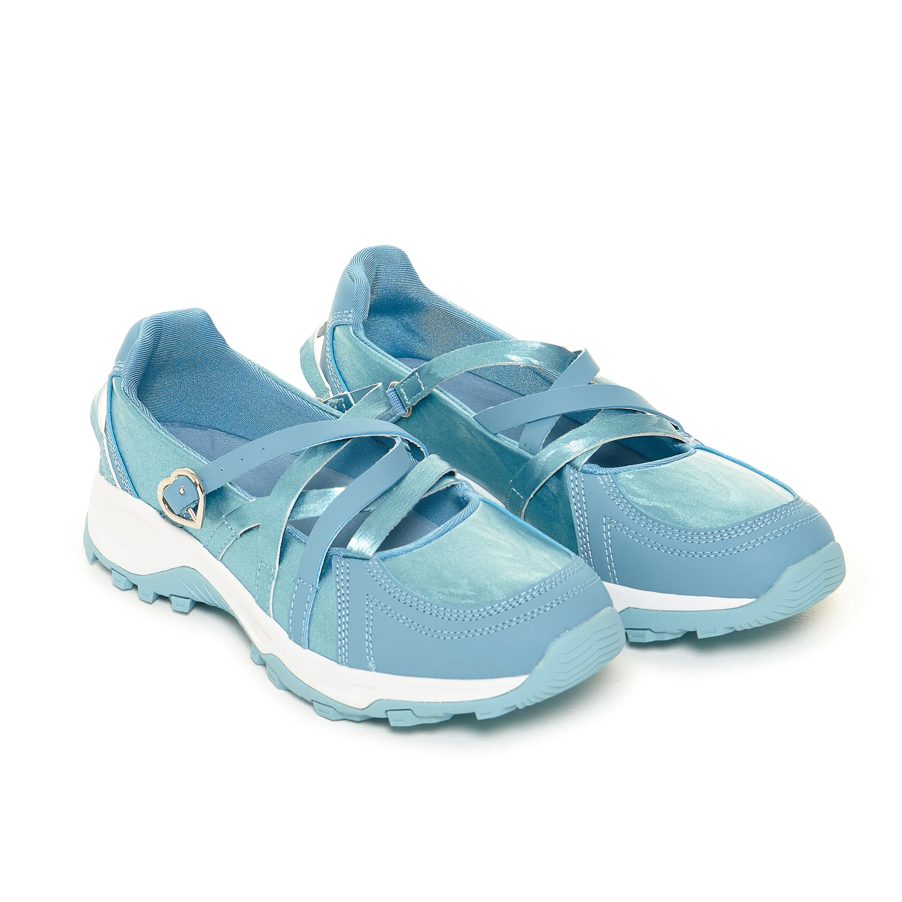 Kyubi Shimmering Ballet Mary Janes - Blue sold by Koi Footwear product image thumbnail 2