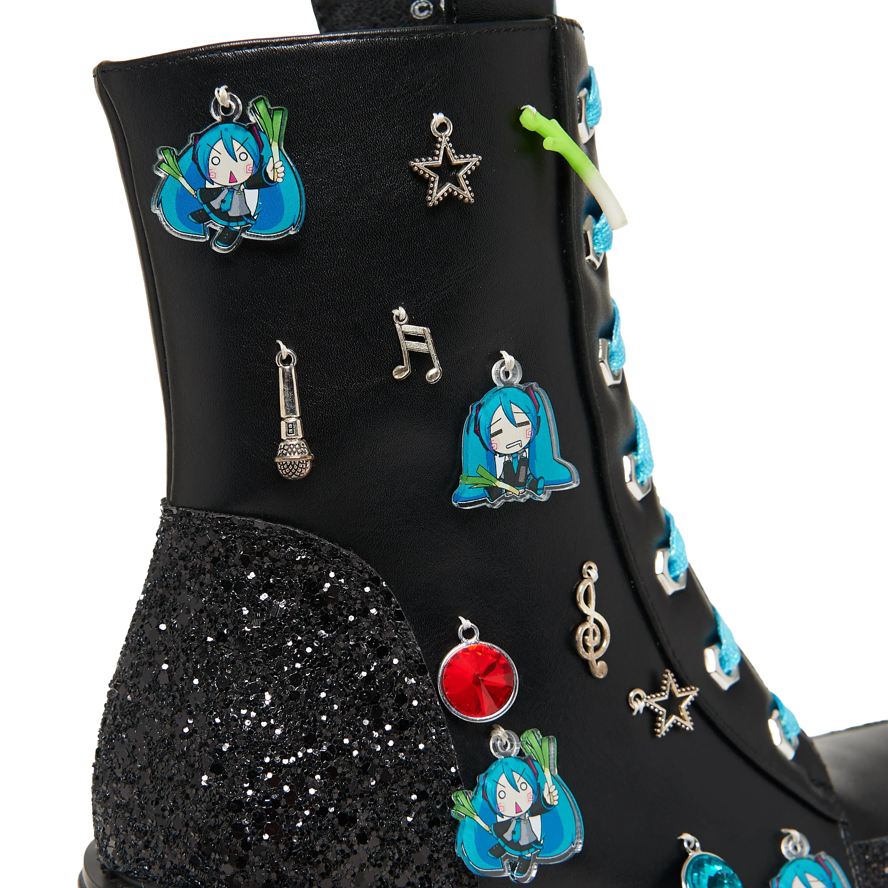 Musical Leek Miku Mega Platform Charm Boots sold by Koi Footwear product image thumbnail 4
