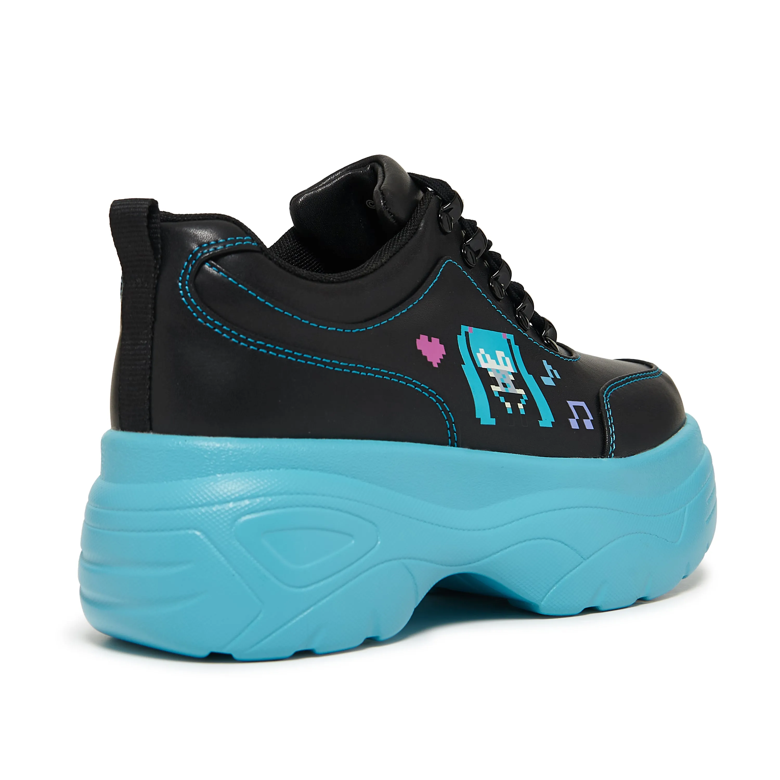Virtual Diva Miku Chunky Trainers - Black sold by Koi Footwear product image thumbnail 5