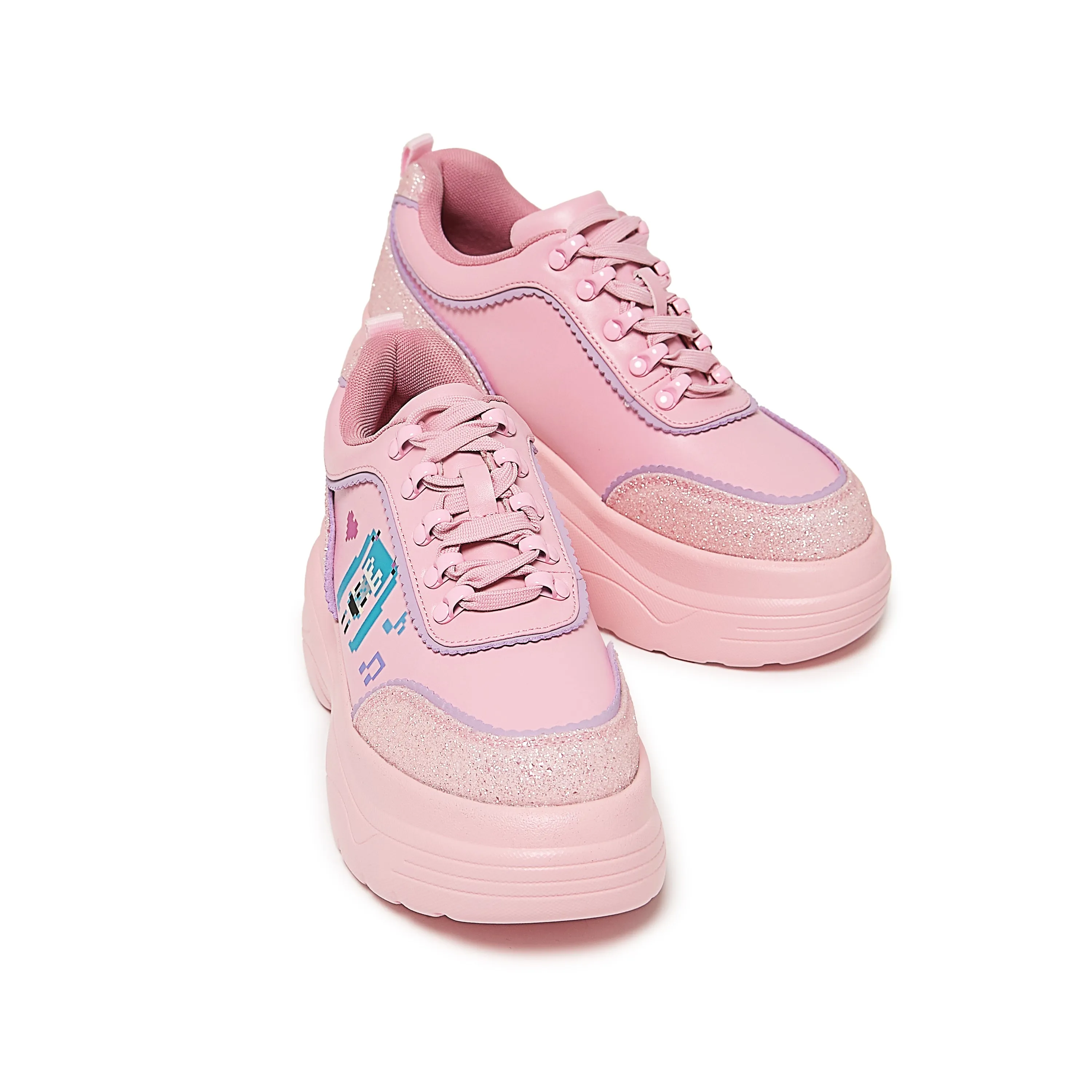 Virtual Diva Miku Chunky Trainers - Pink sold by Koi Footwear product image thumbnail 4