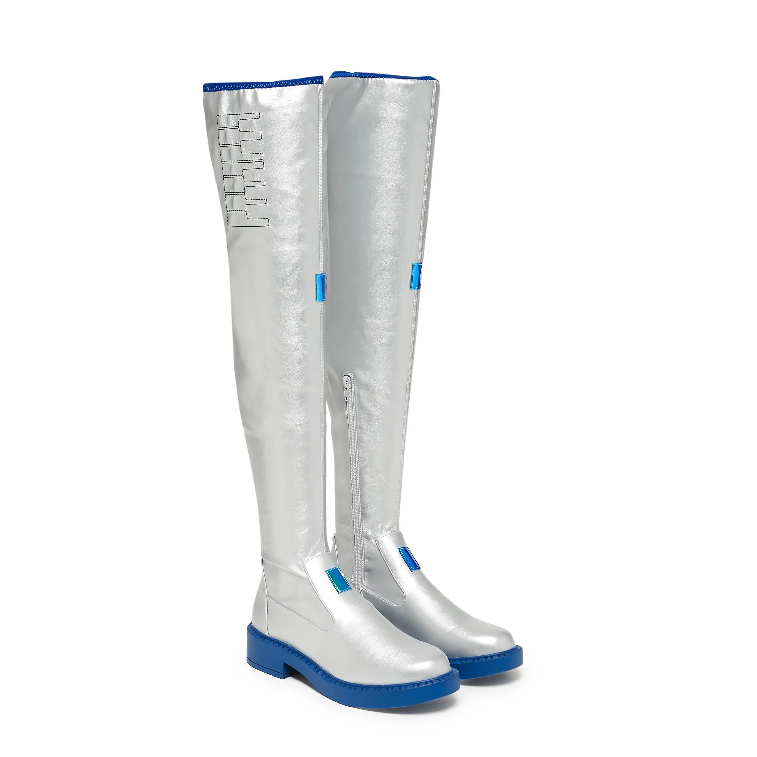 The SNOW MIKU Long Boots - Silver sold by Koi Footwear product image thumbnail 2
