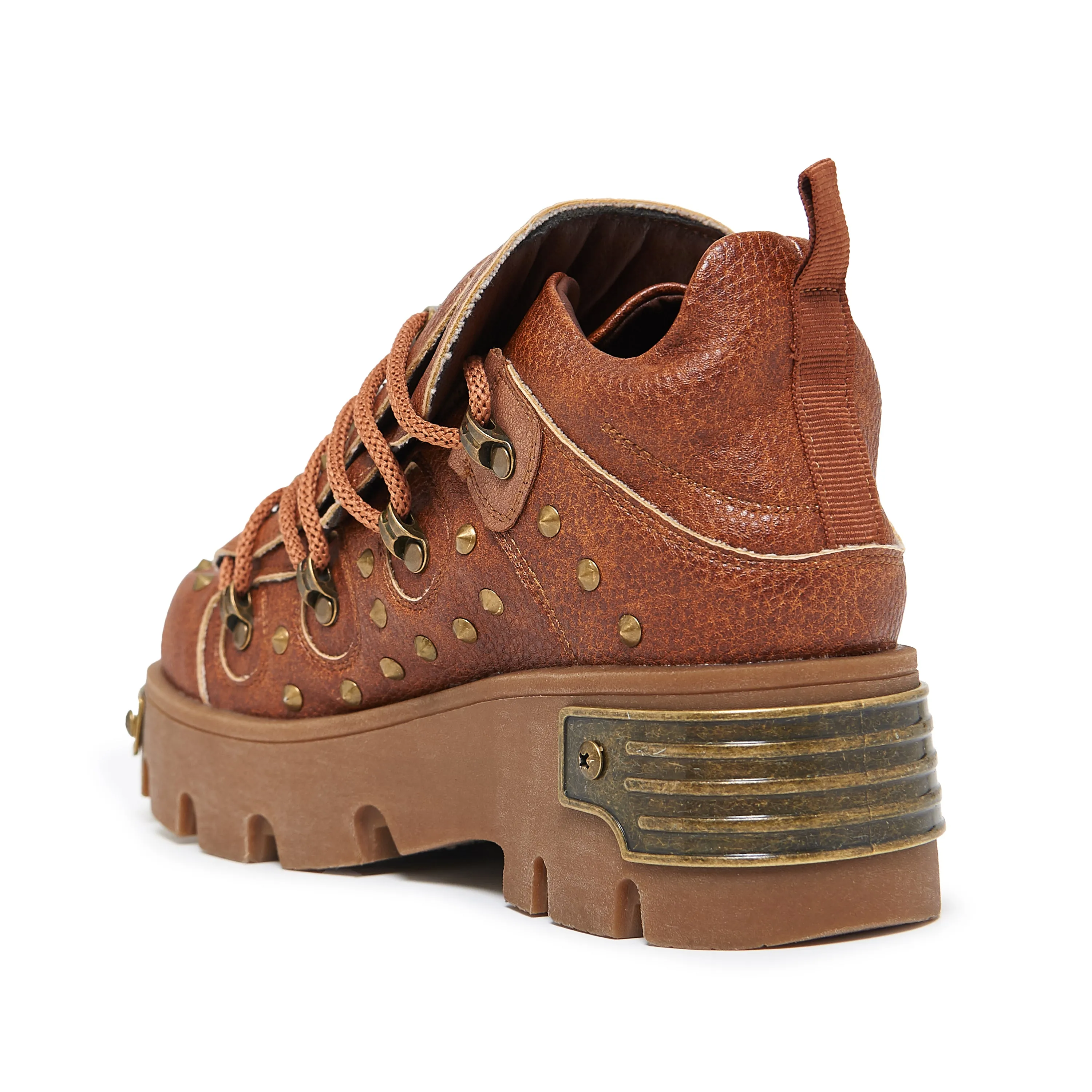 Thurnax Chunky Hardware Trainers - Brown sold by Koi Footwear product image thumbnail 5