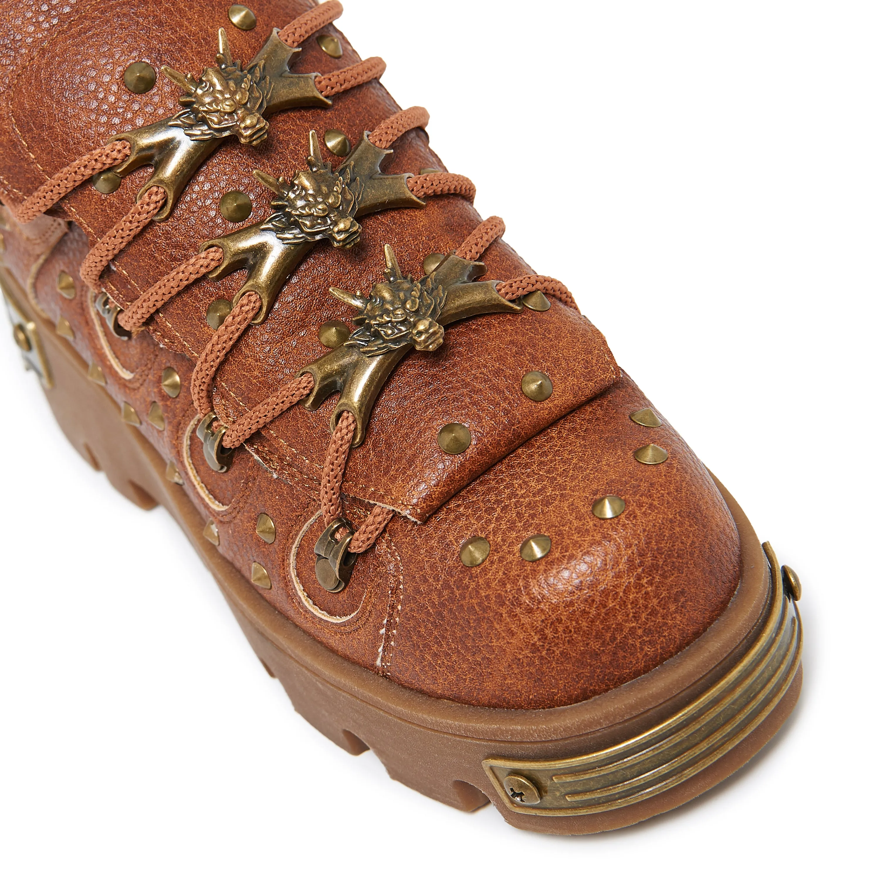 Thurnax Chunky Hardware Trainers - Brown sold by Koi Footwear product image thumbnail 3