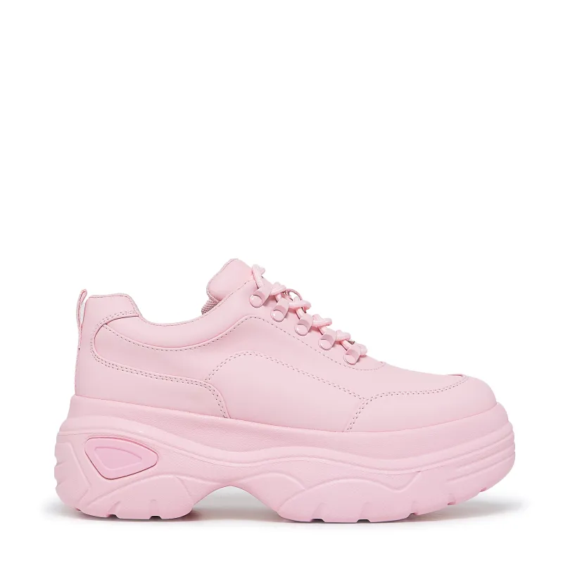 Jennie Pink Chunky Bubble Trainers sold by Koi Footwear