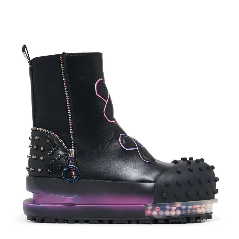 Cyberpunk Boots - Black sold by Koi Footwear