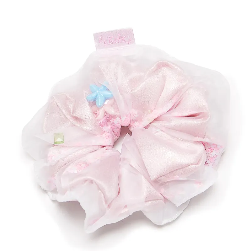 Fluffy Glow Chiffon Scrunchie sold by Koi Footwear
