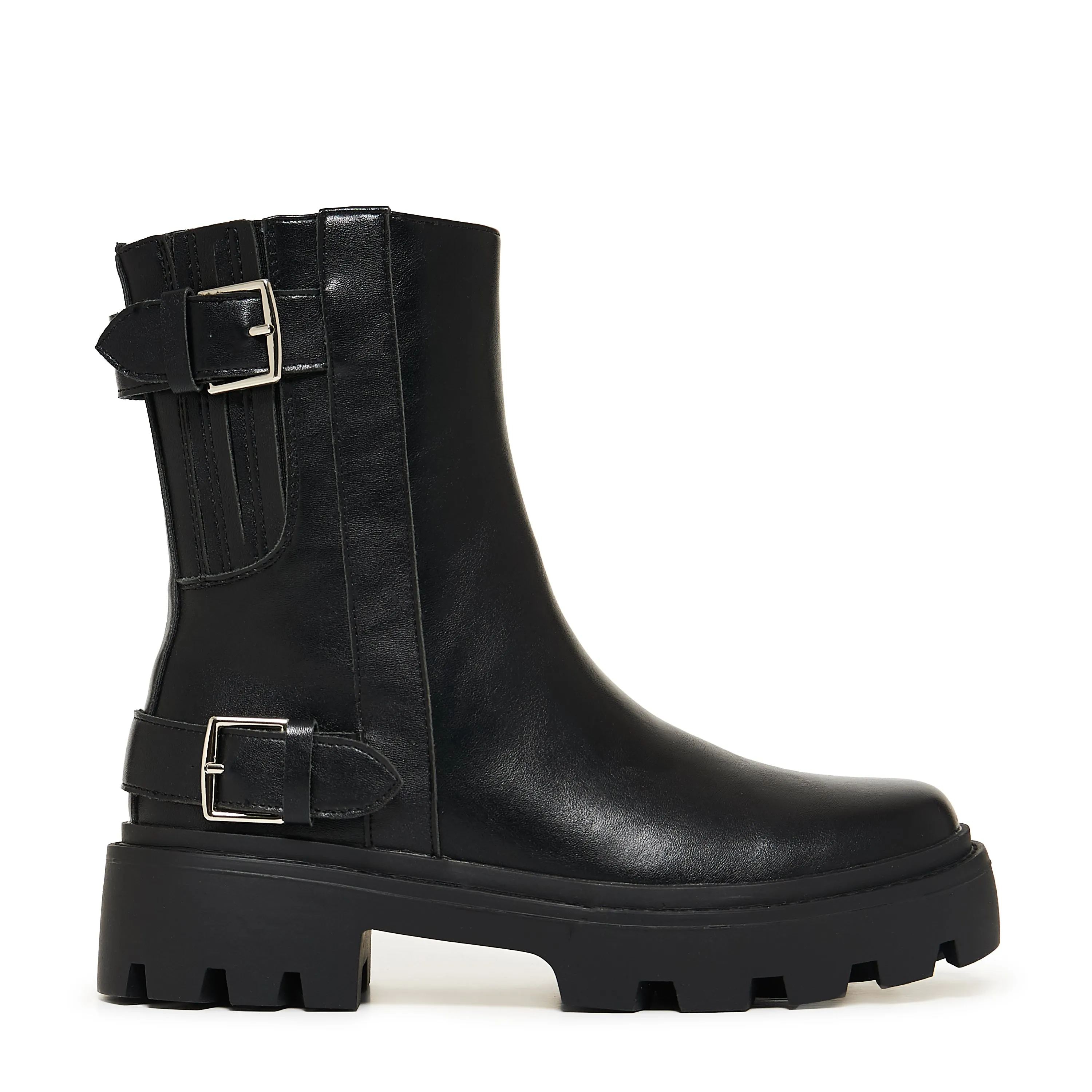 Riven Chunky Boots-Black sold by Koi Footwear