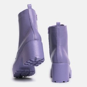 Gin Lavender Platform Military Boots sold by Koi Footwear