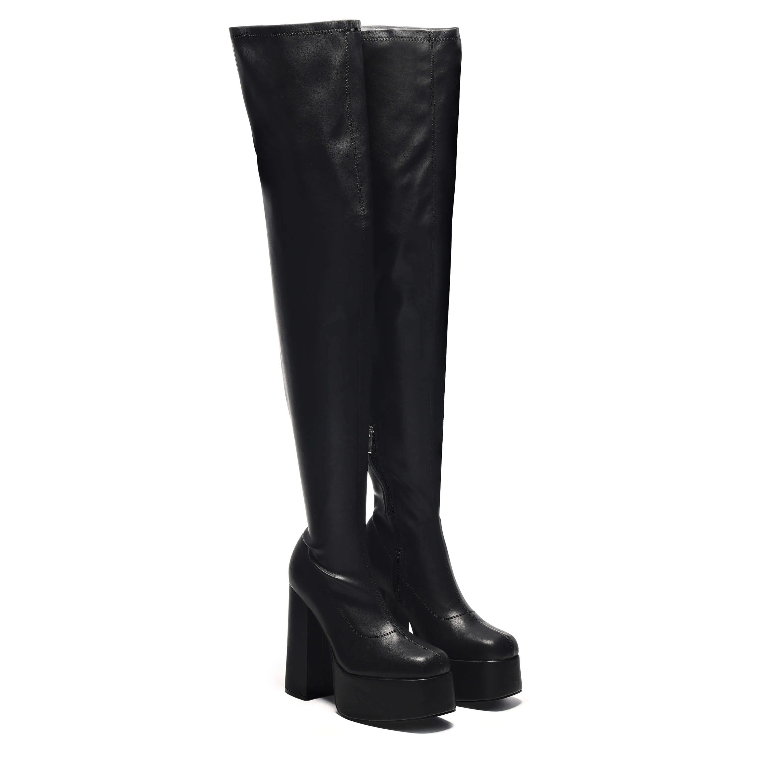 The Redemption Plus Size Thigh High Boots sold by Koi Footwear product image thumbnail 4