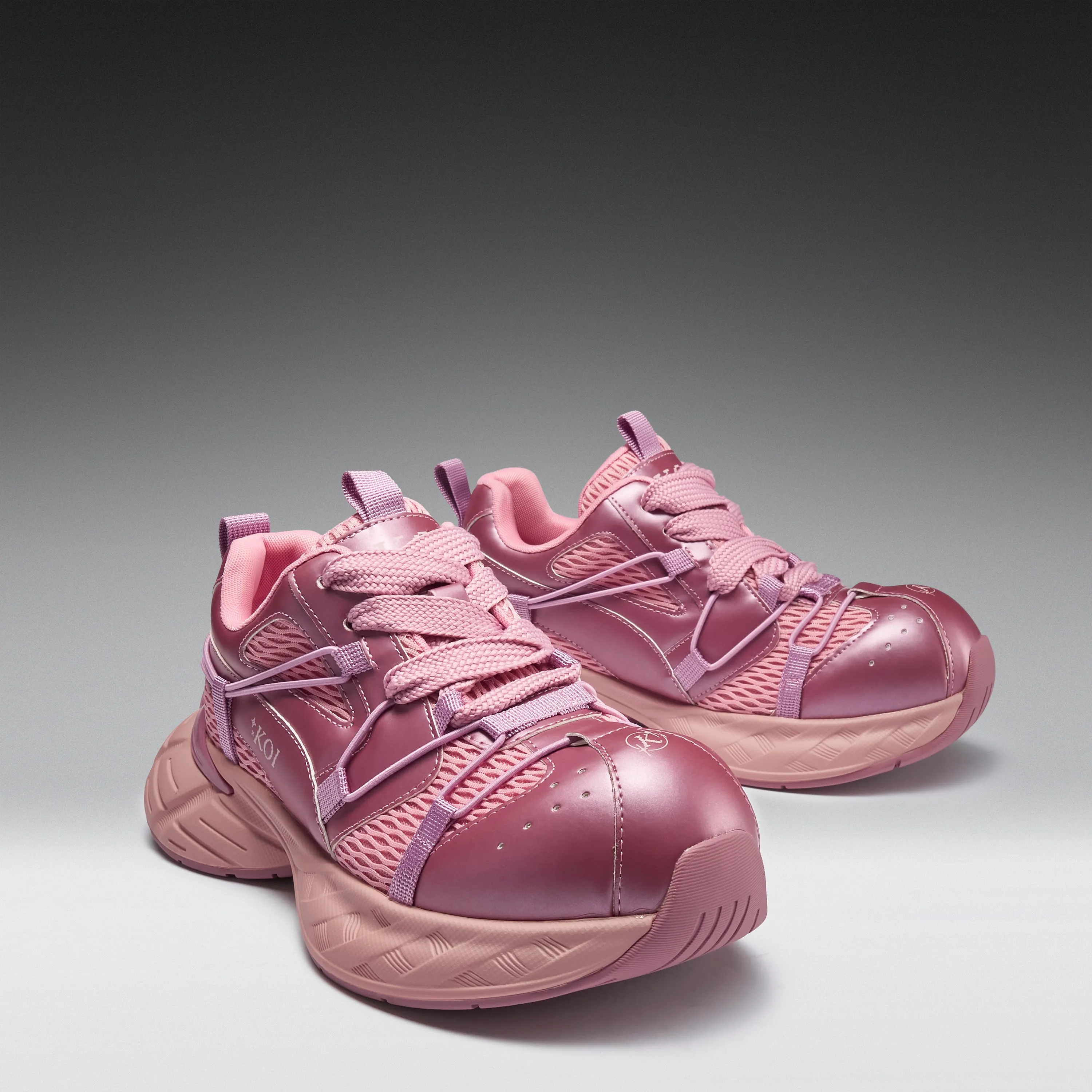 Vortex Mega Chunky Trainers - Rose sold by Koi Footwear